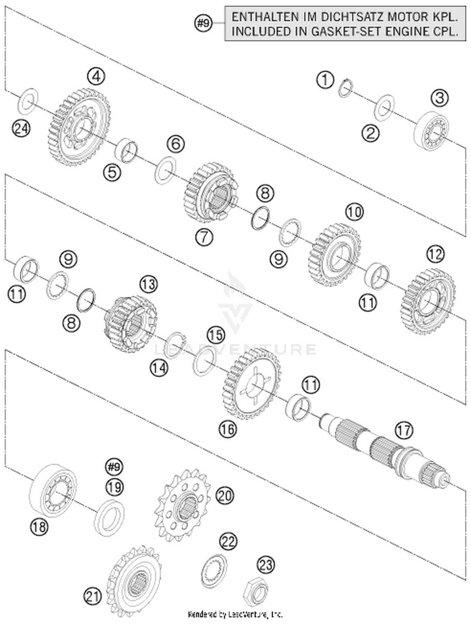 33 TRANSMISSION II - COUNTERSHAFT
