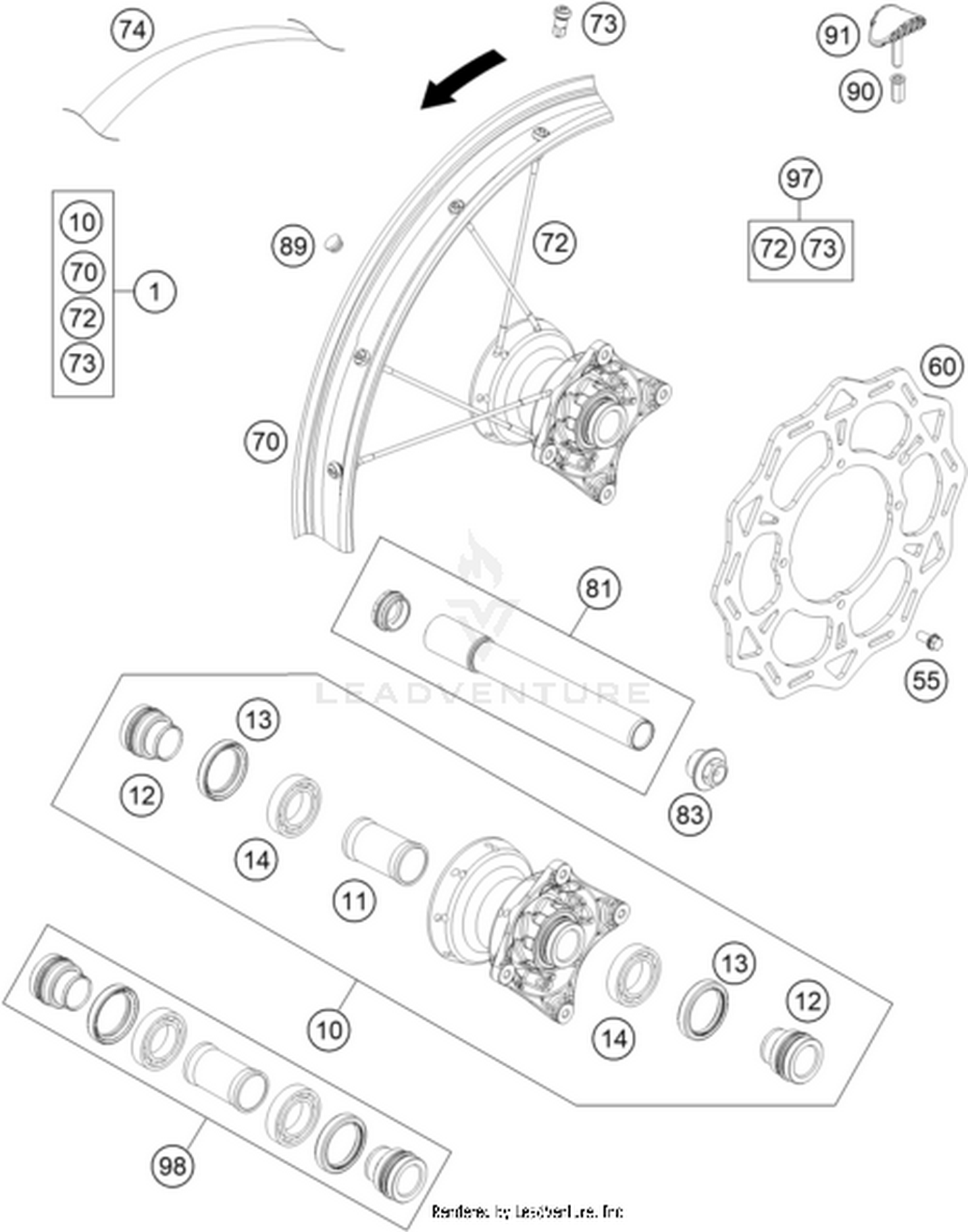 09 FRONT WHEEL
