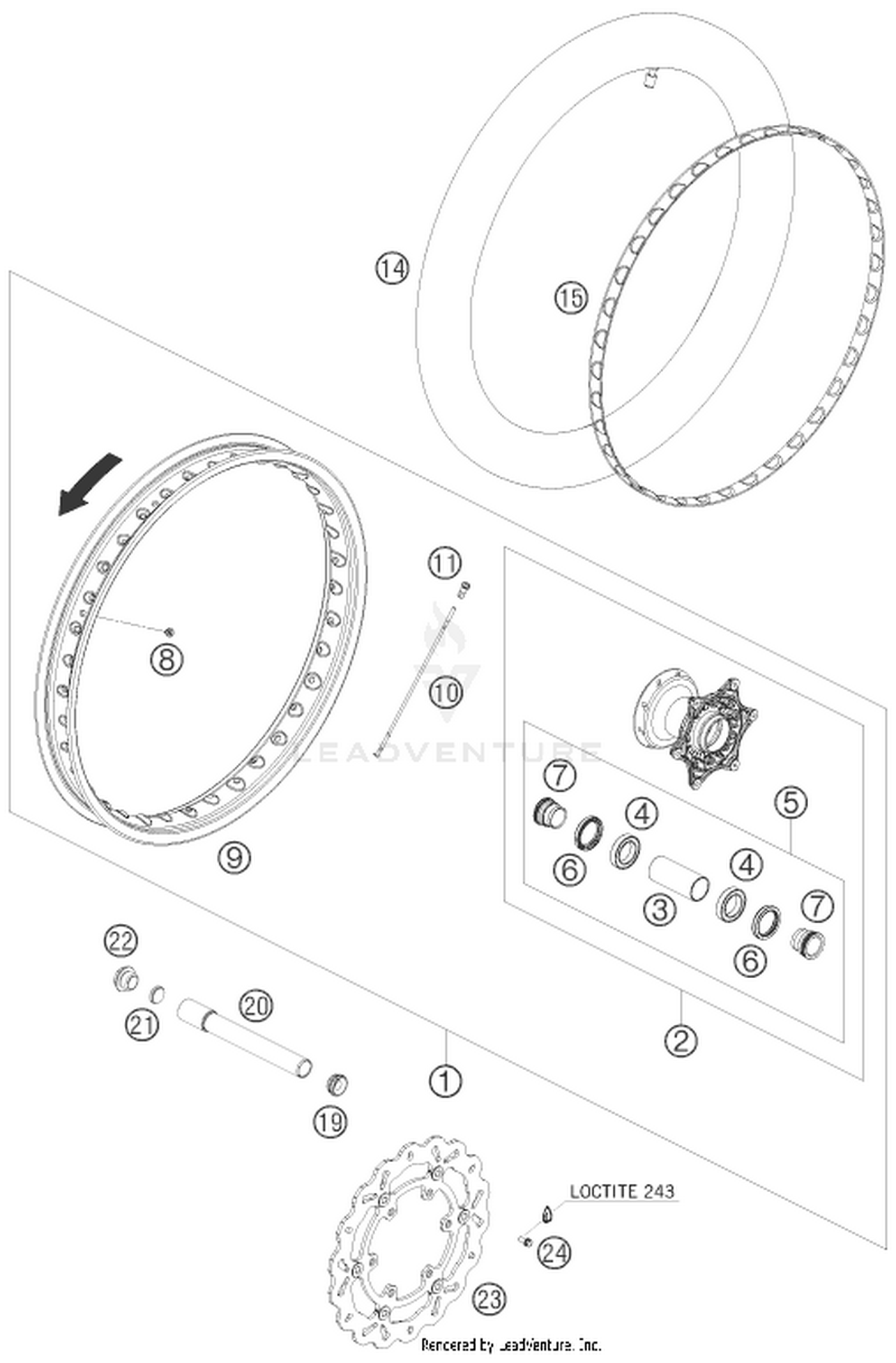 09 FRONT WHEEL