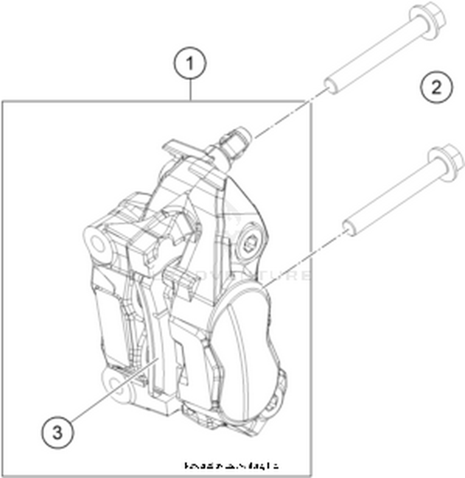 13 FRONT BRAKE CALIPER