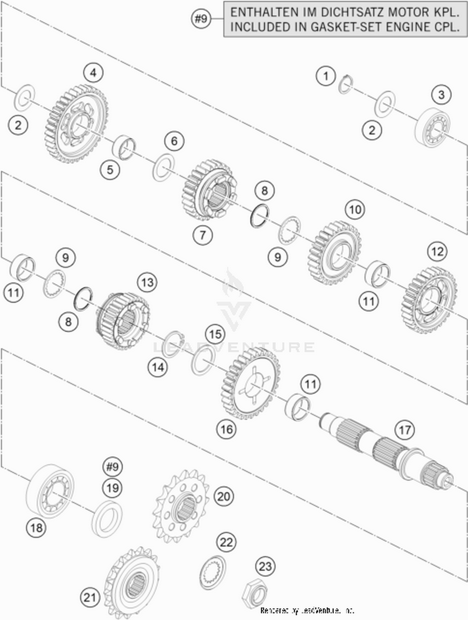 33 TRANSMISSION II - COUNTERSHAFT