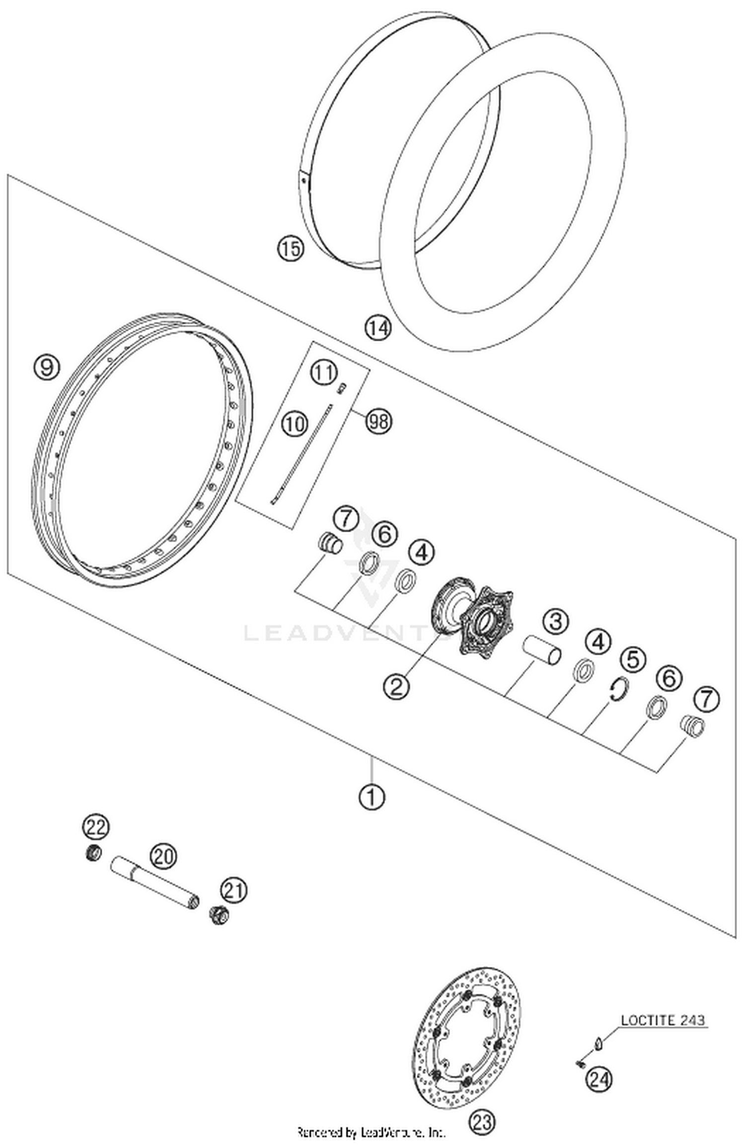 09 FRONT WHEEL