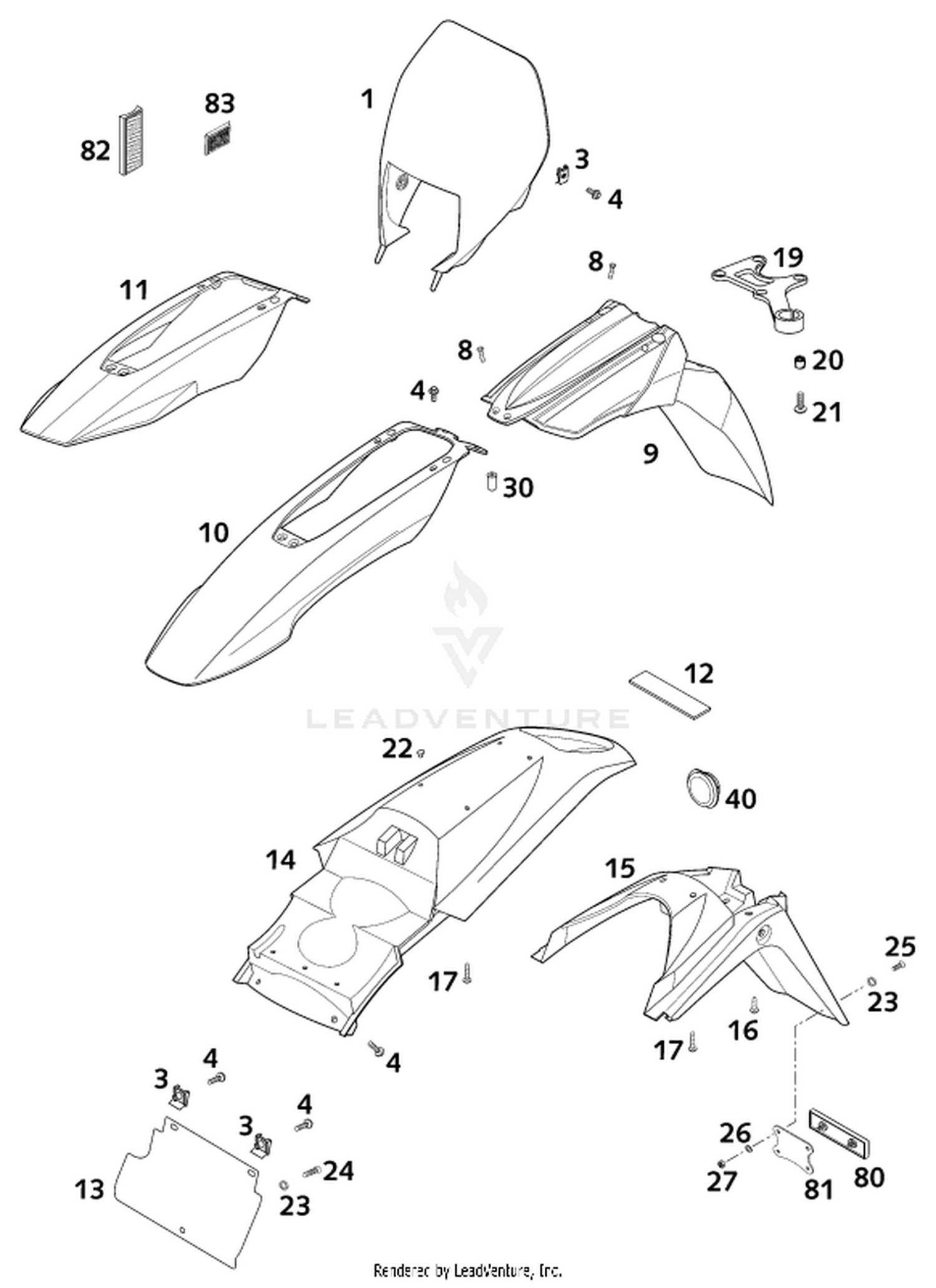 08 MASK, FENDERS