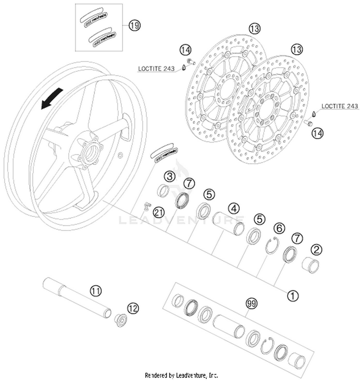 09 FRONT WHEEL