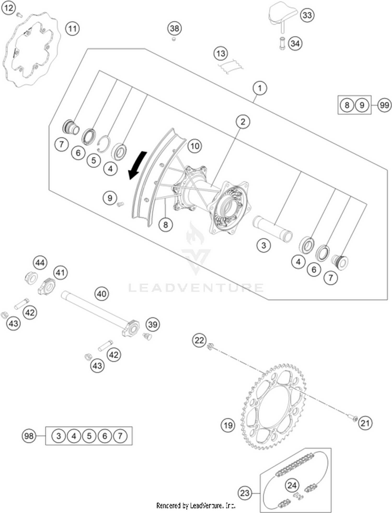 10 REAR WHEEL