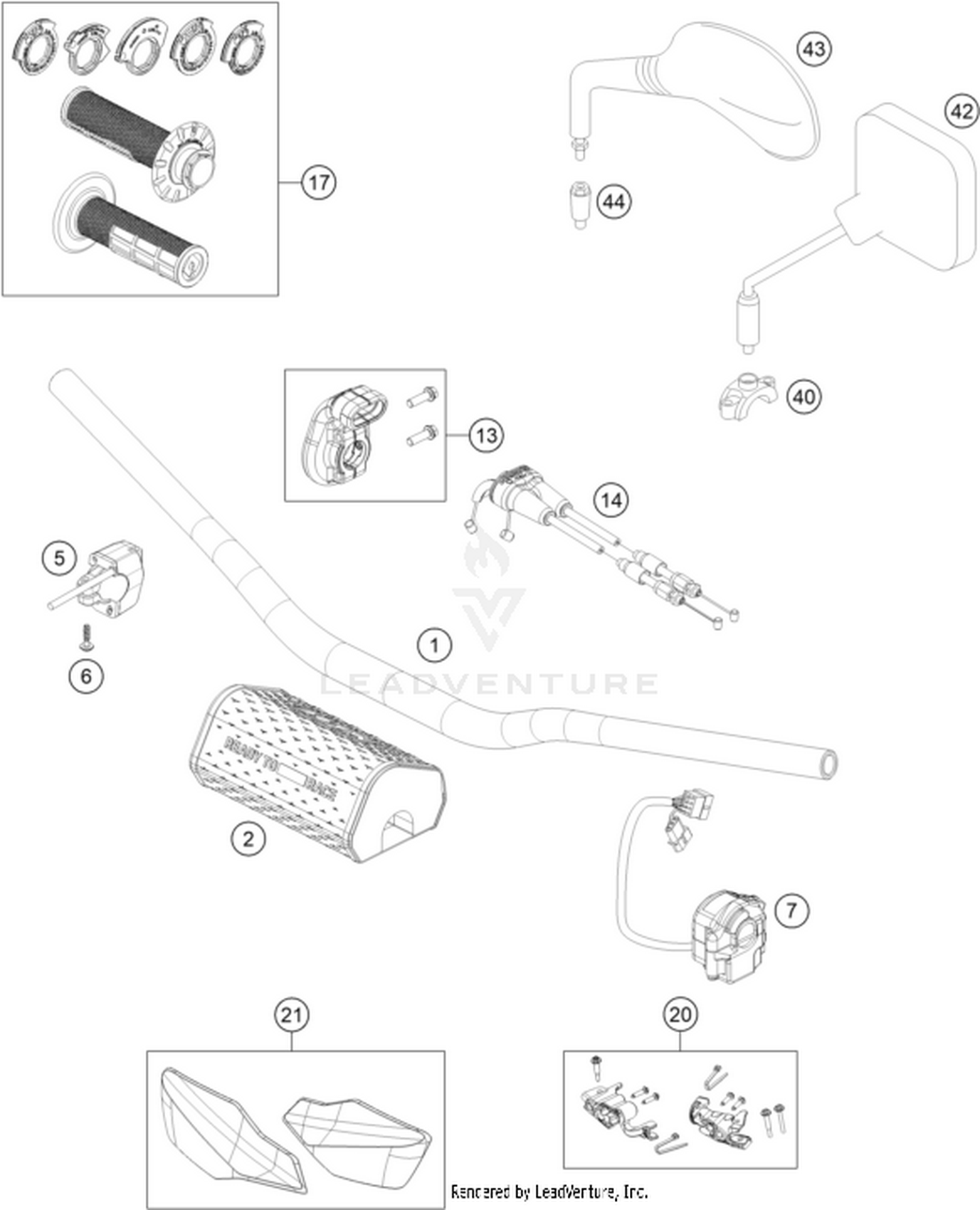02 HANDLEBAR, CONTROLS