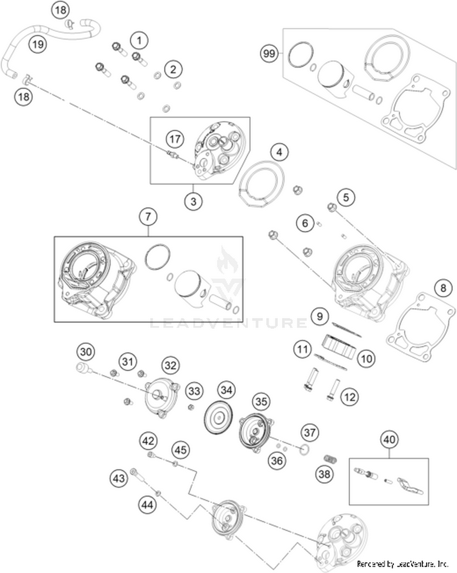 30 CYLINDER, CYLINDER HEAD