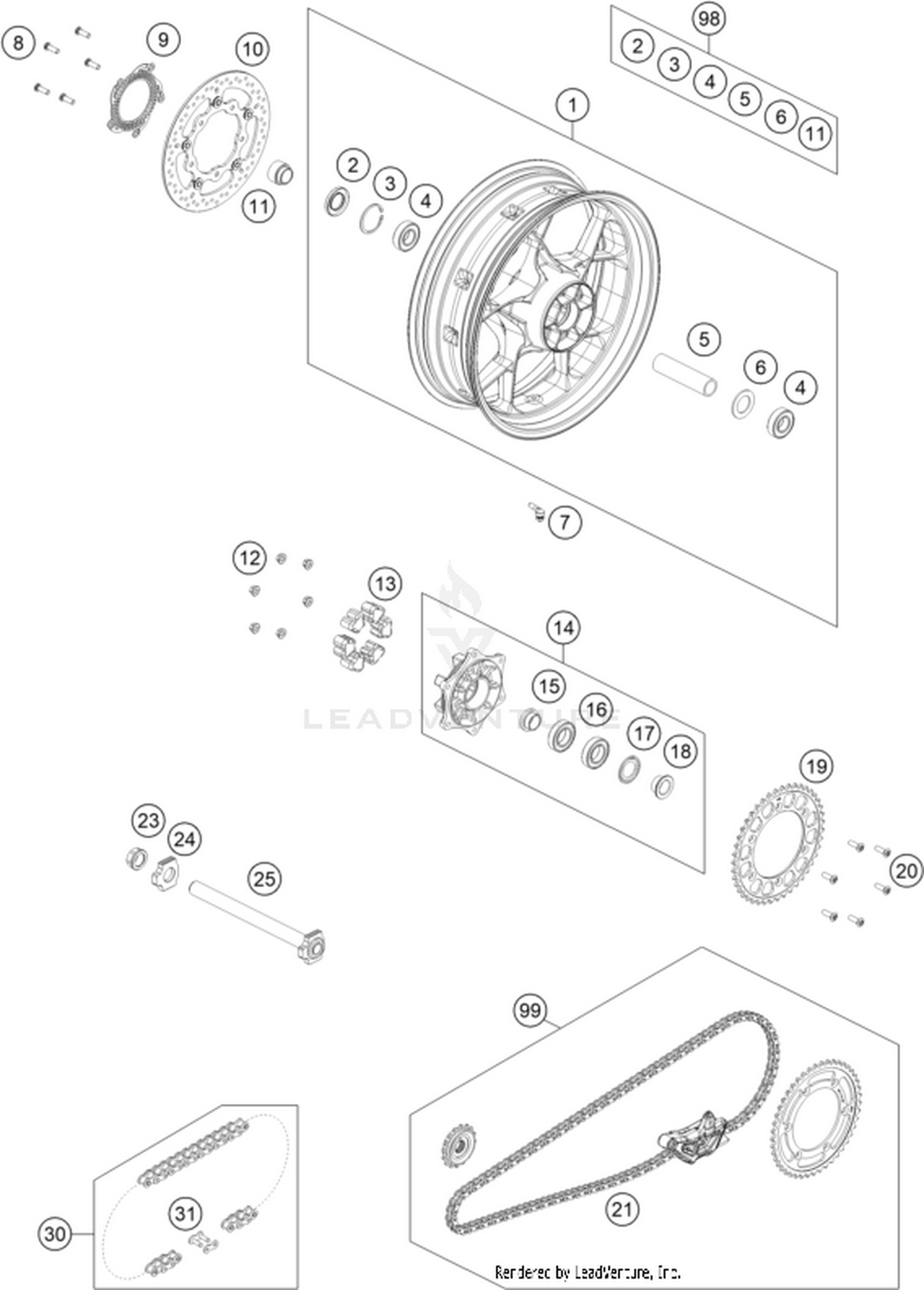 10 REAR WHEEL