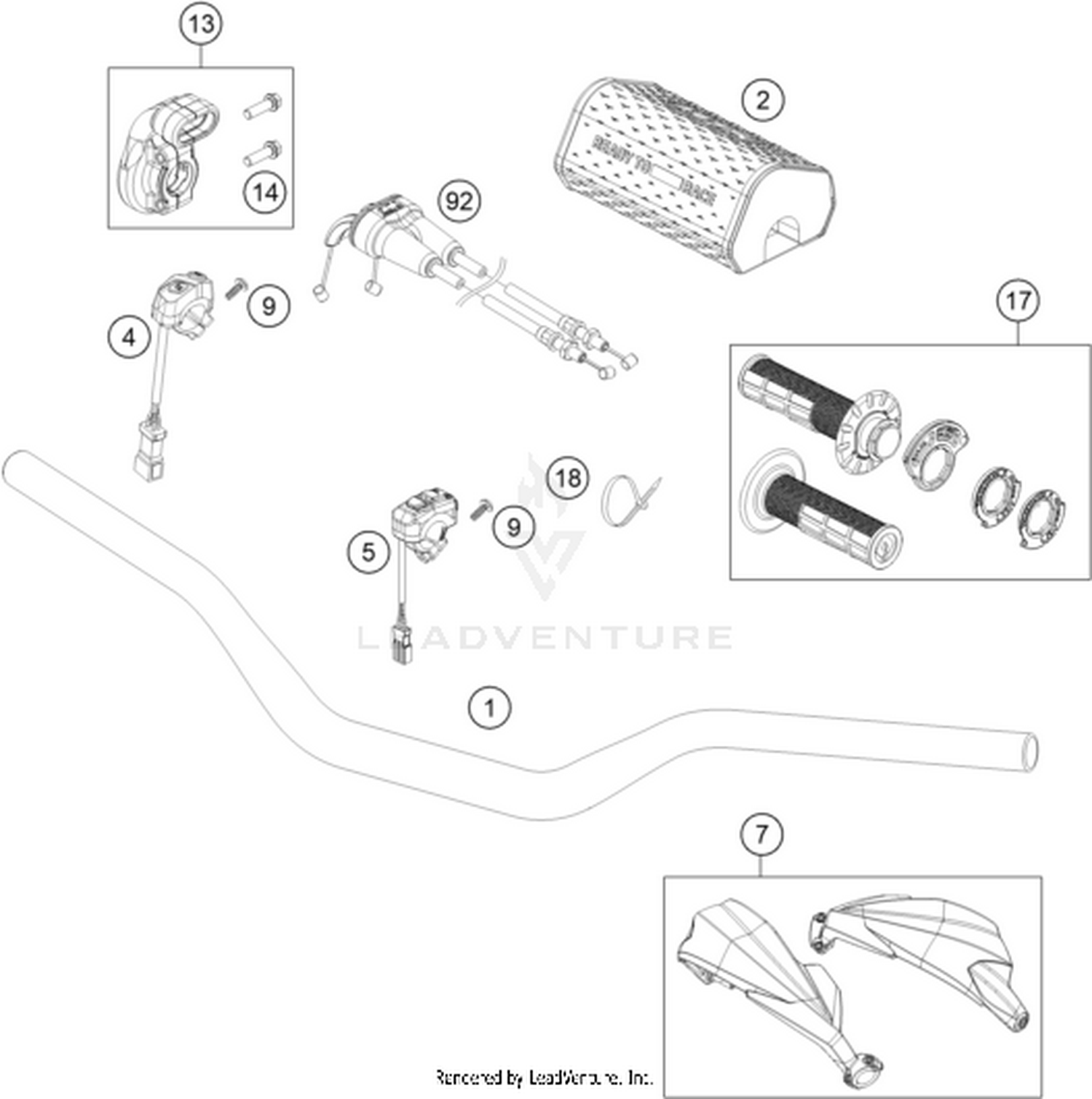 02 HANDLEBAR, CONTROLS