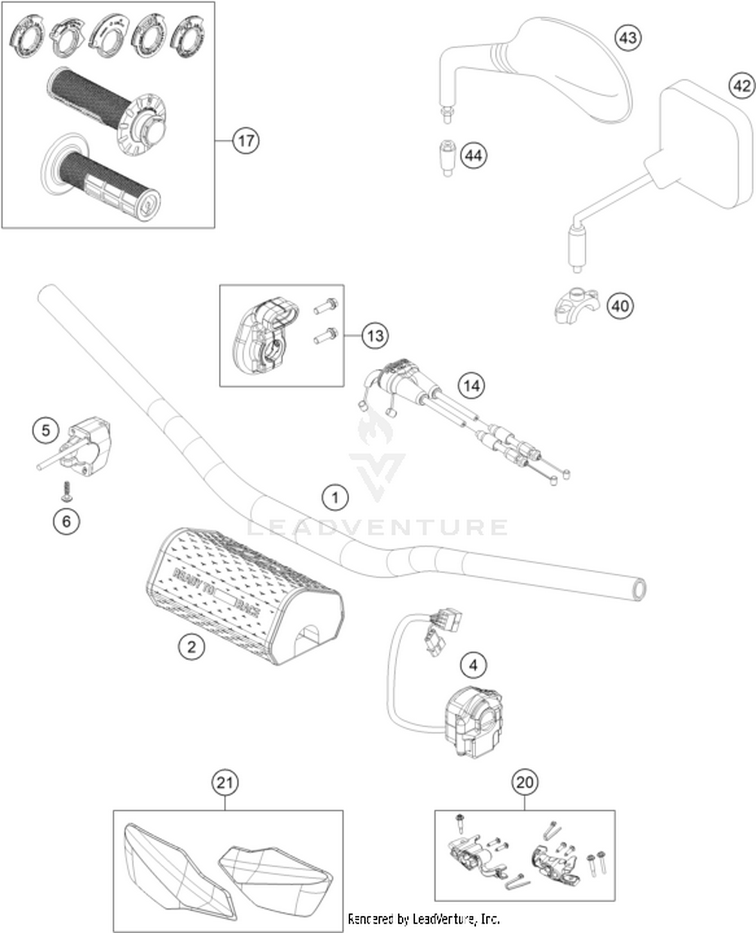 02 HANDLEBAR, CONTROLS
