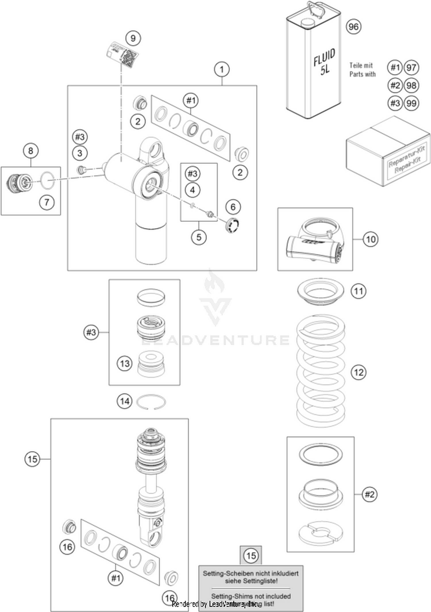 04 SHOCK ABSORBER DISASSEMBLED