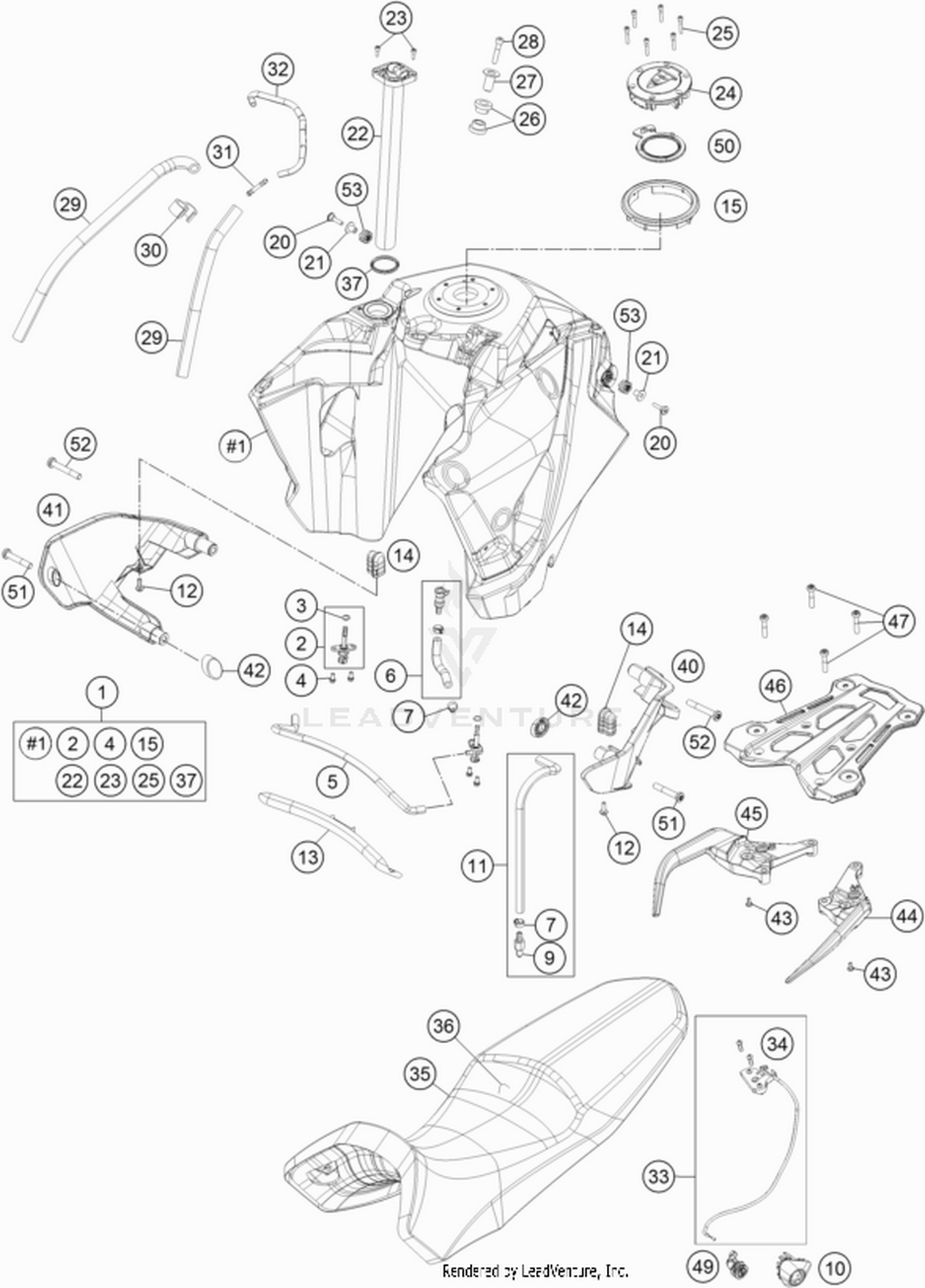 07 TANK, SEAT