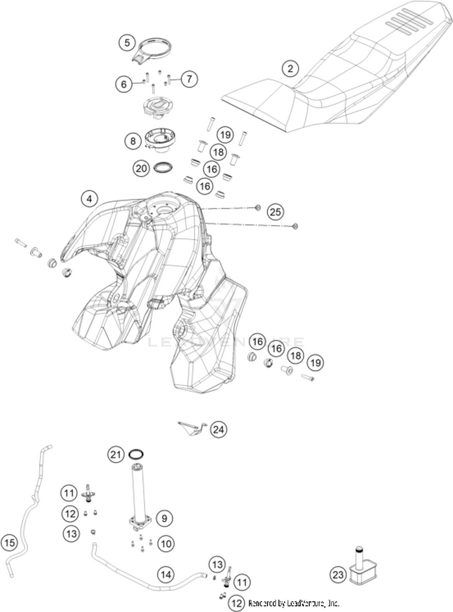 07 TANK, SEAT
