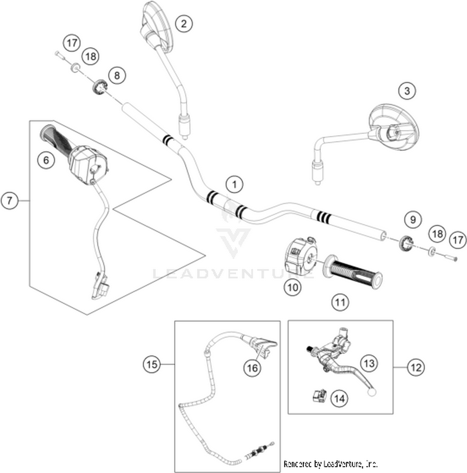 02 HANDLEBAR, CONTROLS