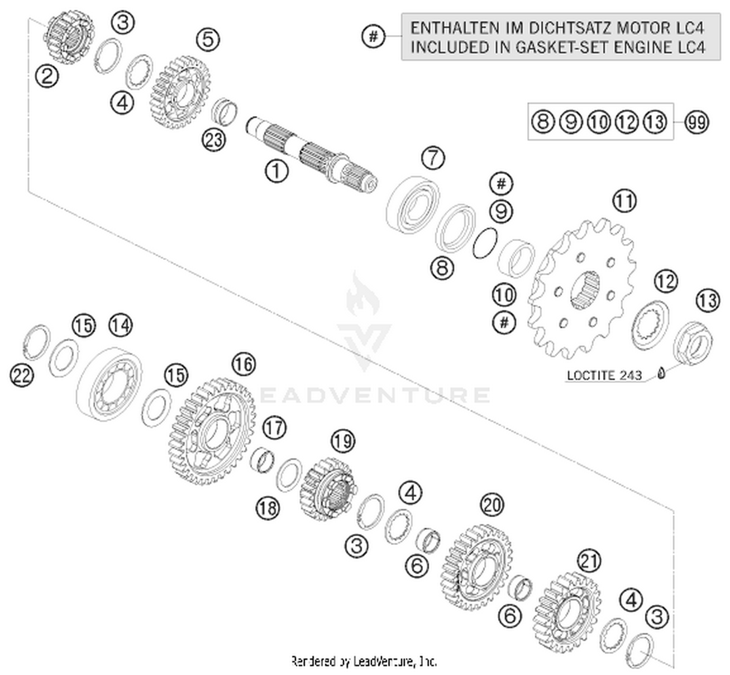 33 TRANSMISSION II - COUNTERSHAFT