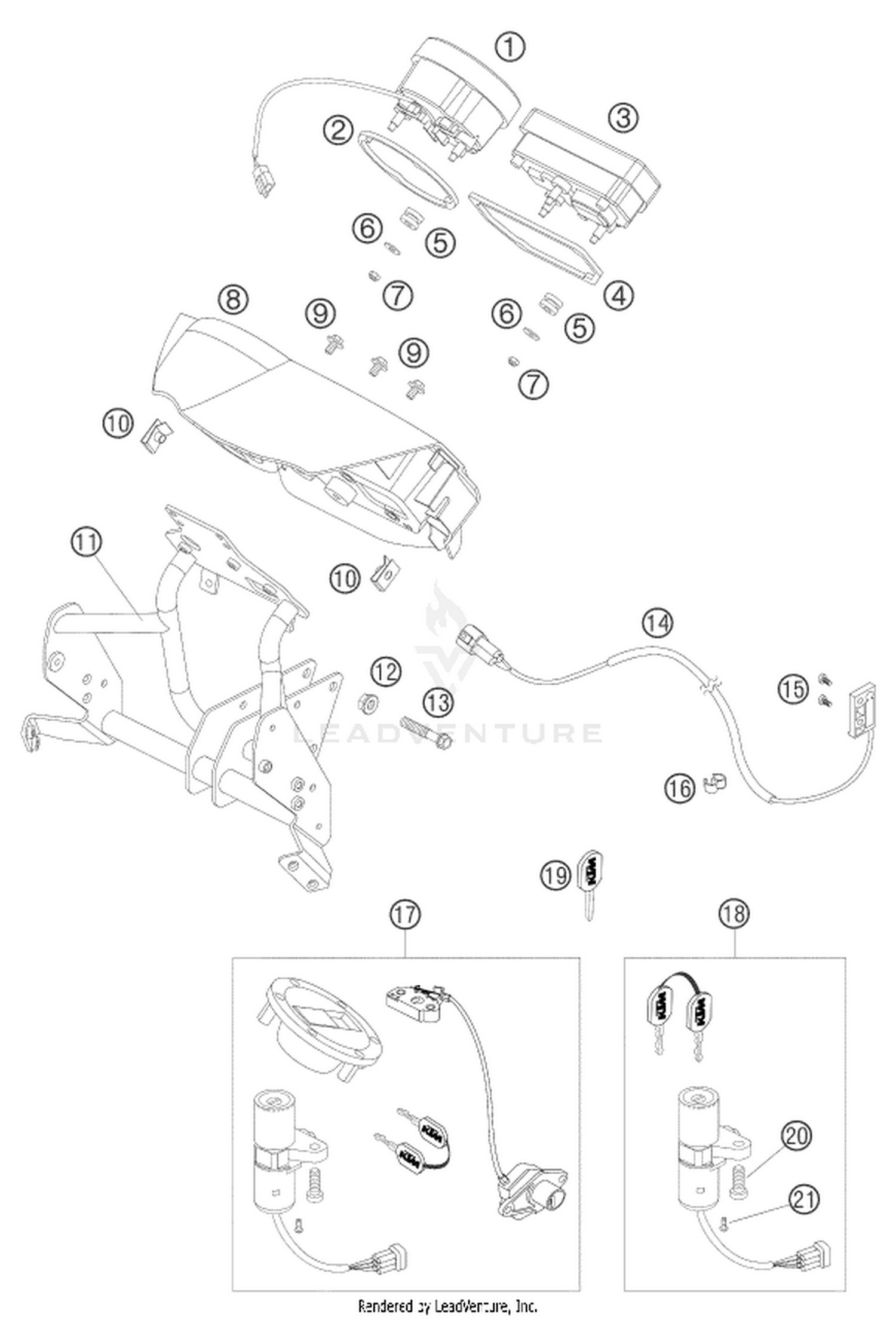 14 INSTRUMENTS / LOCK SYSTEM 2