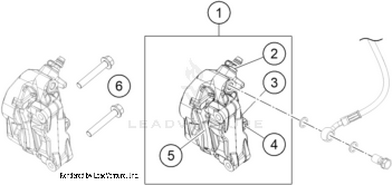 13 FRONT BRAKE CALIPER