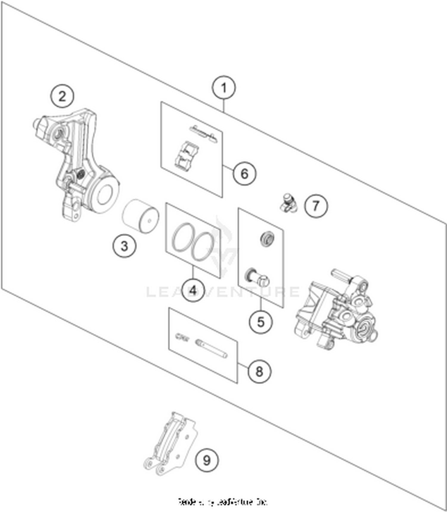 13 REAR BRAKE CALIPER