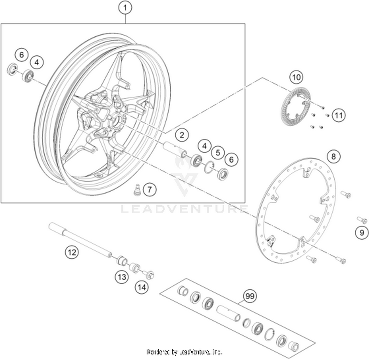 09 FRONT WHEEL