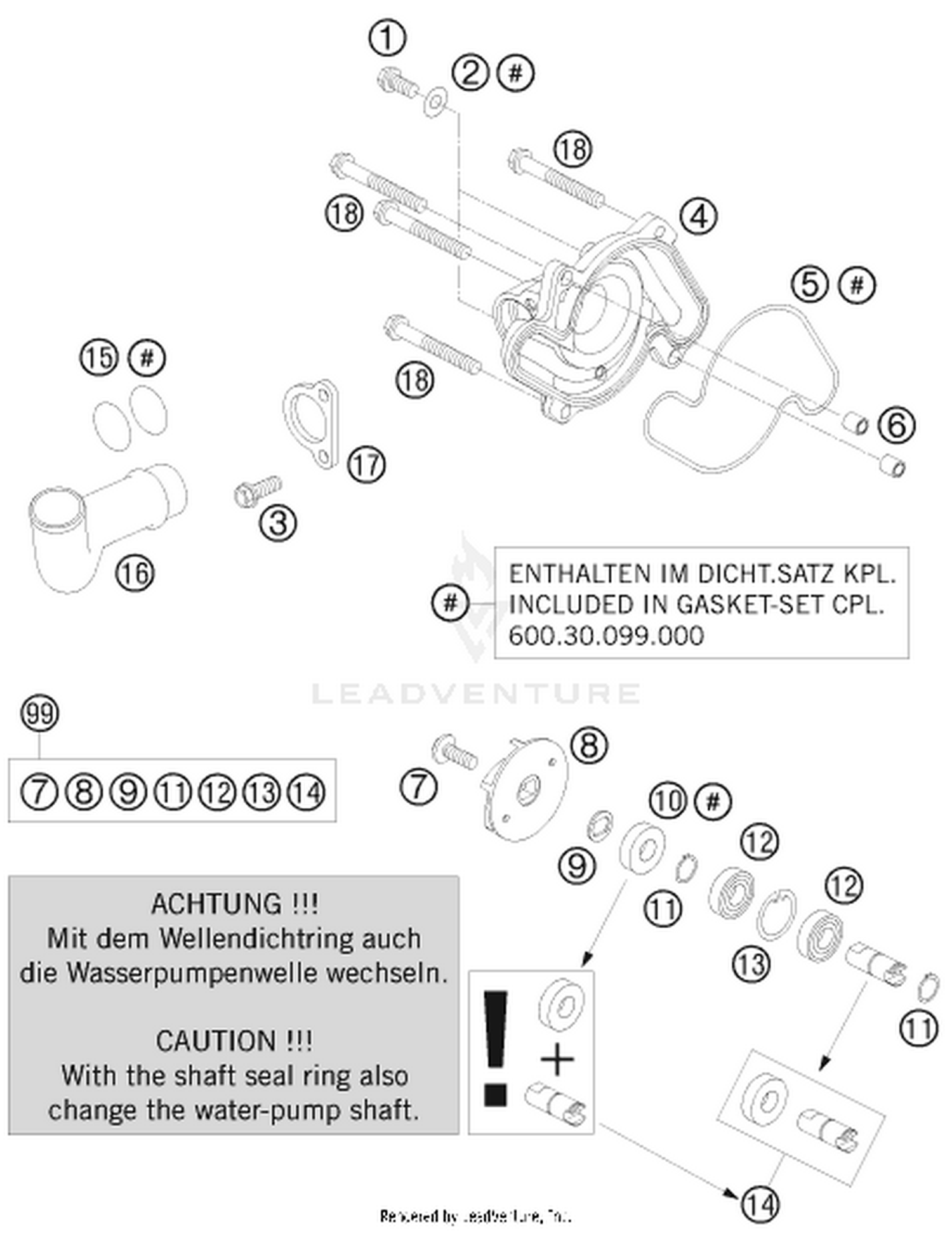 35 WATER PUMP