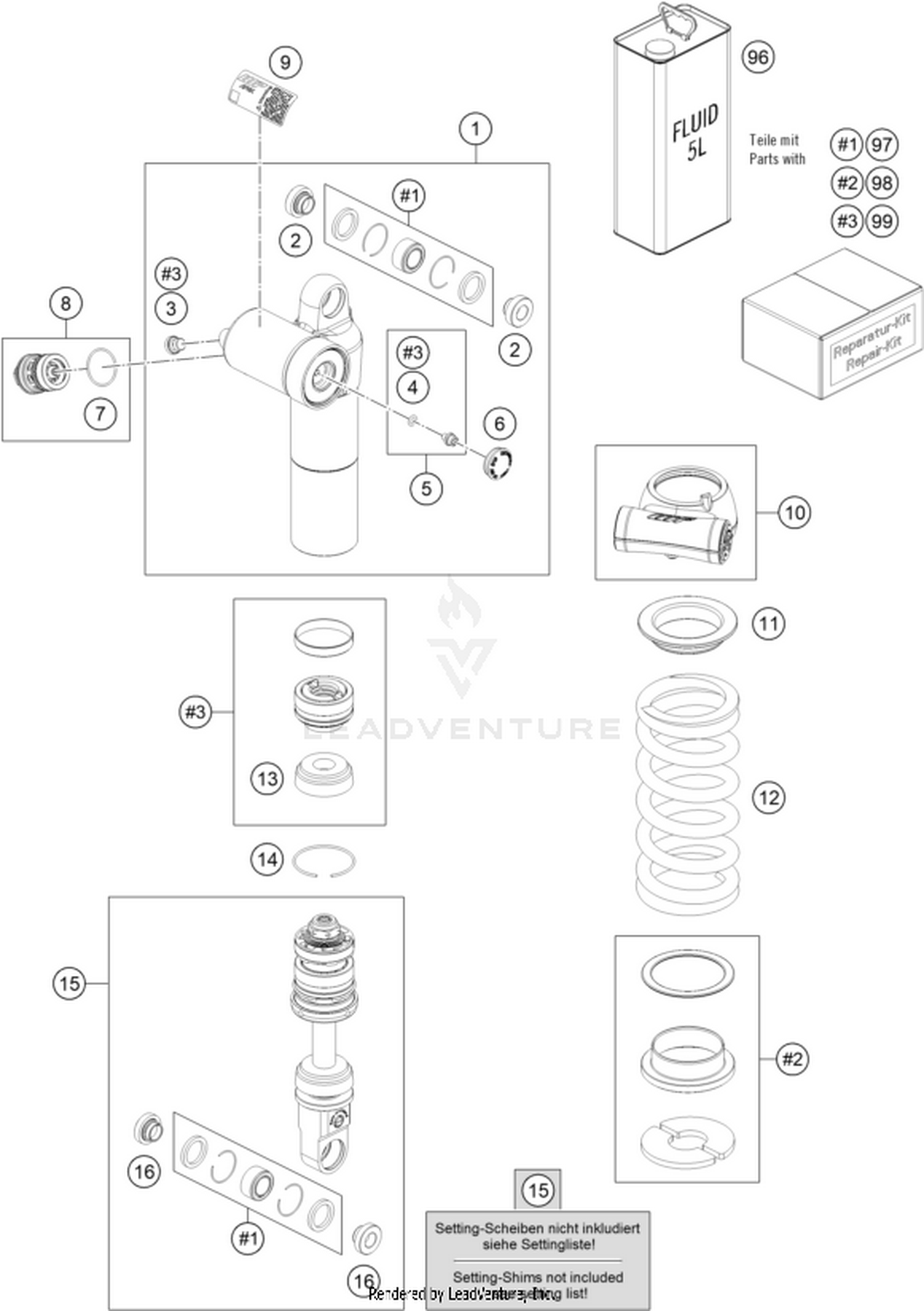 04 SHOCK ABSORBER DISASSEMBLED