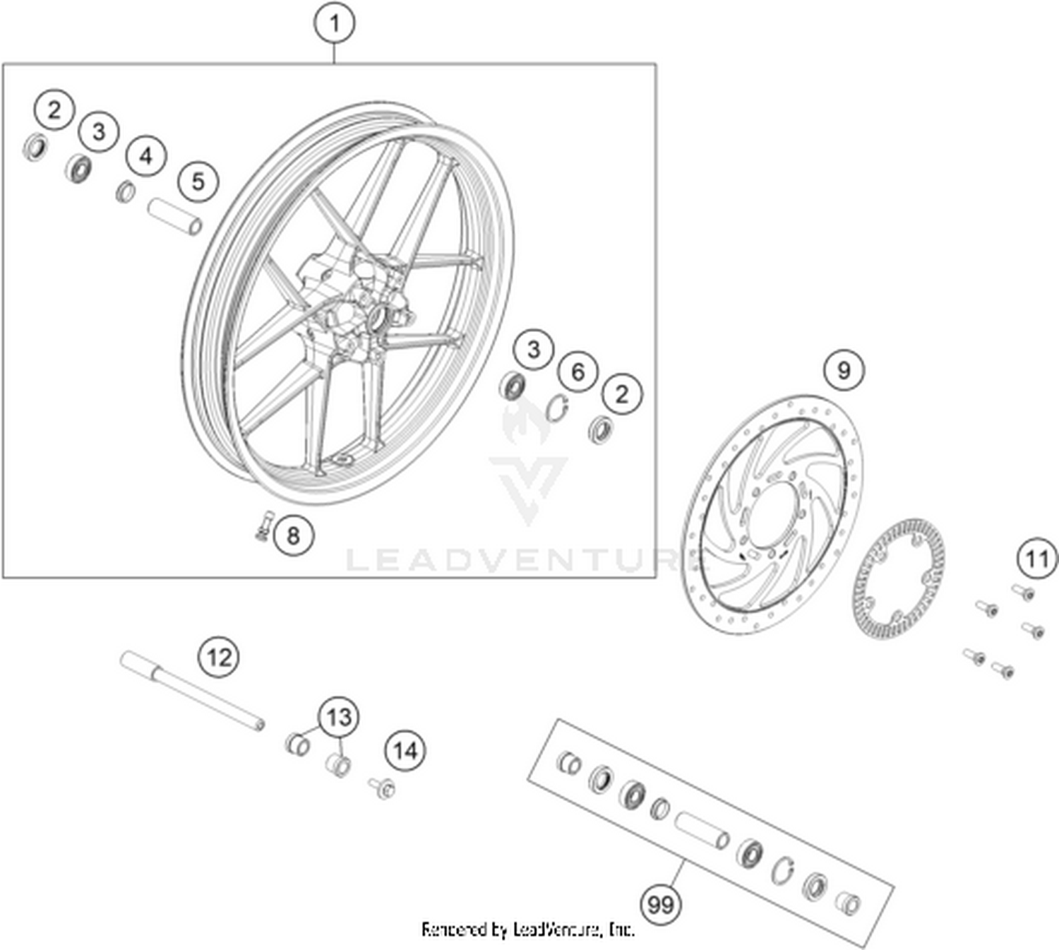 09 FRONT WHEEL