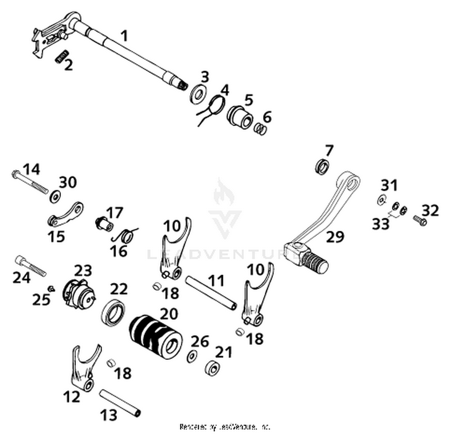 34 SHIFTING MECHANISM 2
