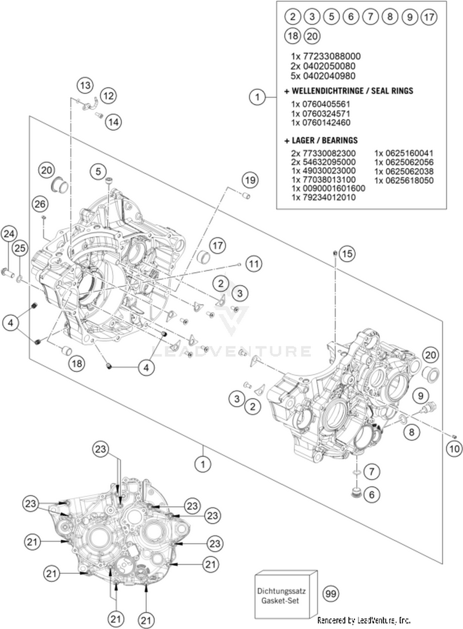 30 ENGINE CASE