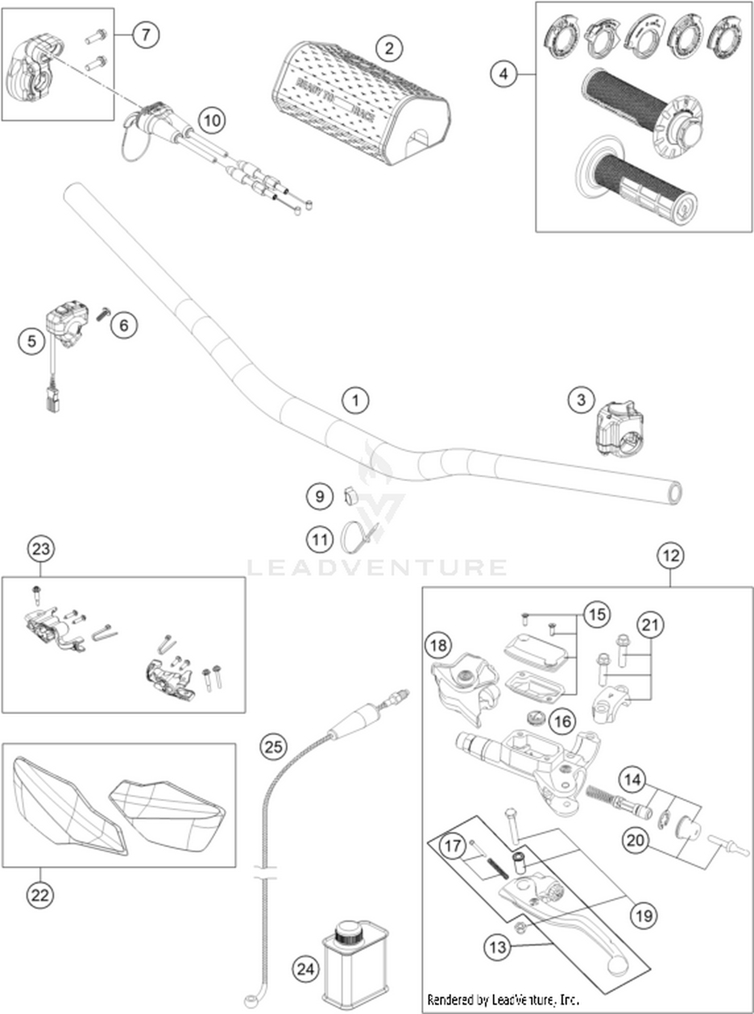 02 HANDLEBAR, CONTROLS