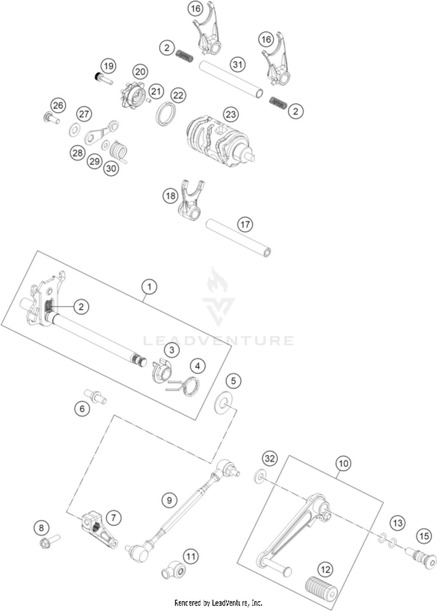 34 SHIFTING MECHANISM 2