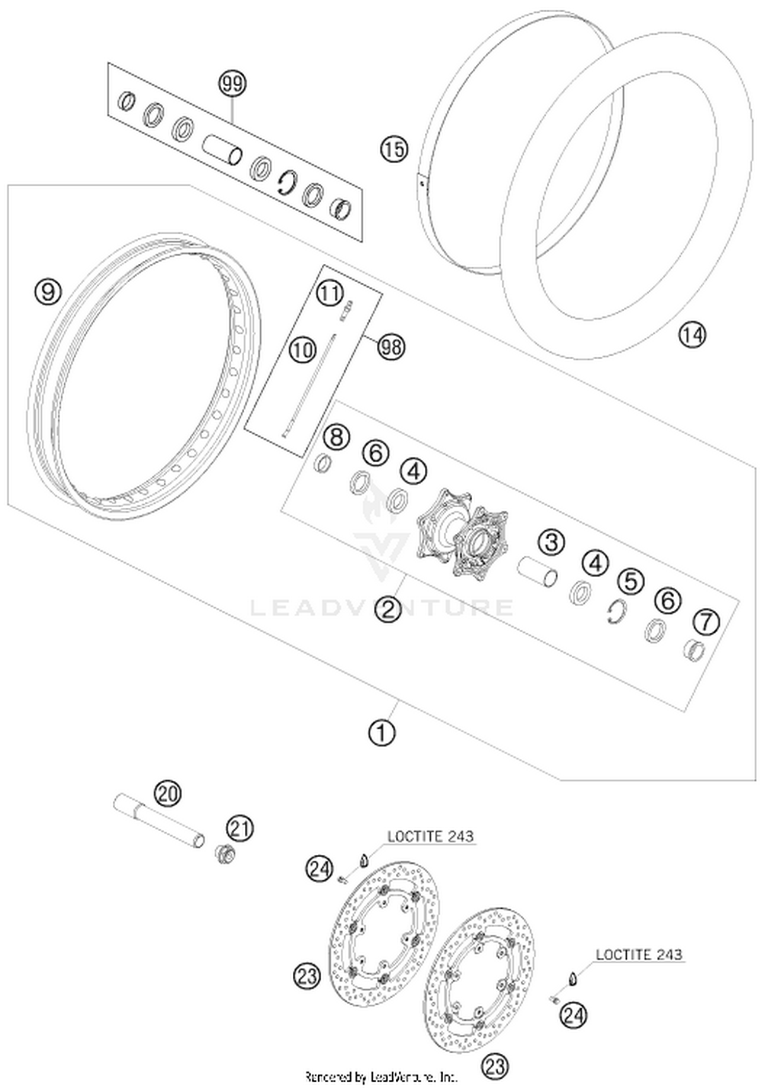 09 FRONT WHEEL