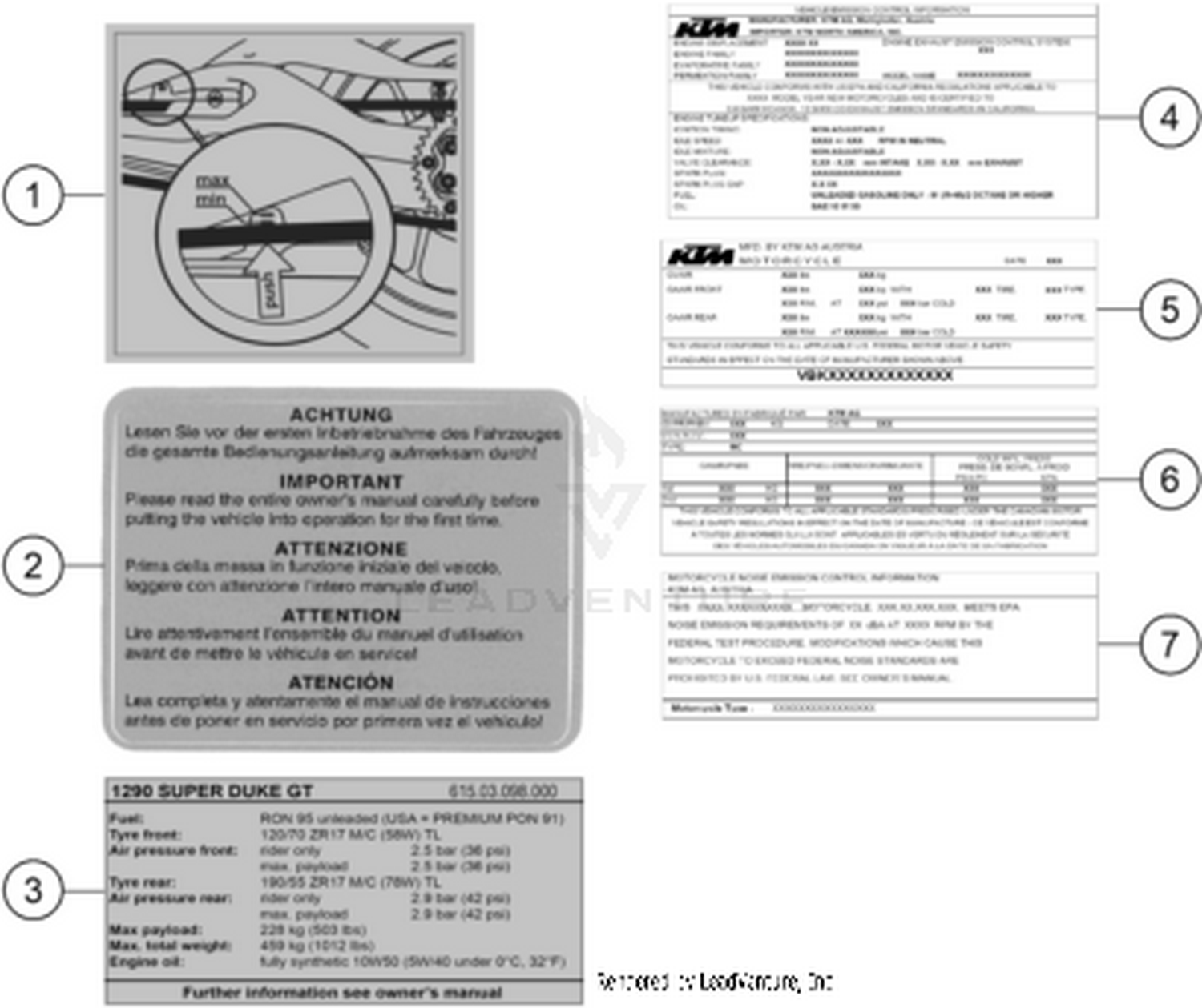 80 TECHNIC INFORMATION STICKER
