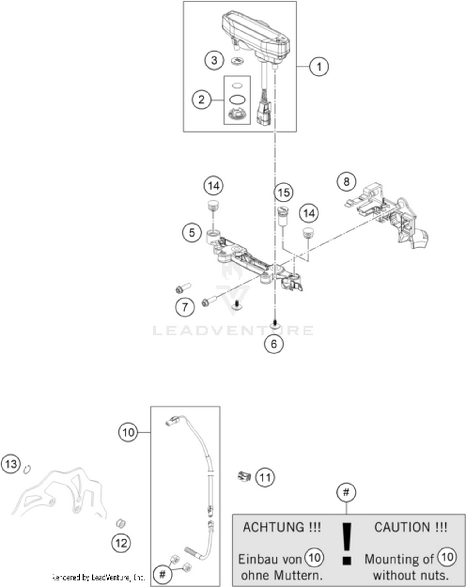 14 INSTRUMENTS / LOCK SYSTEM