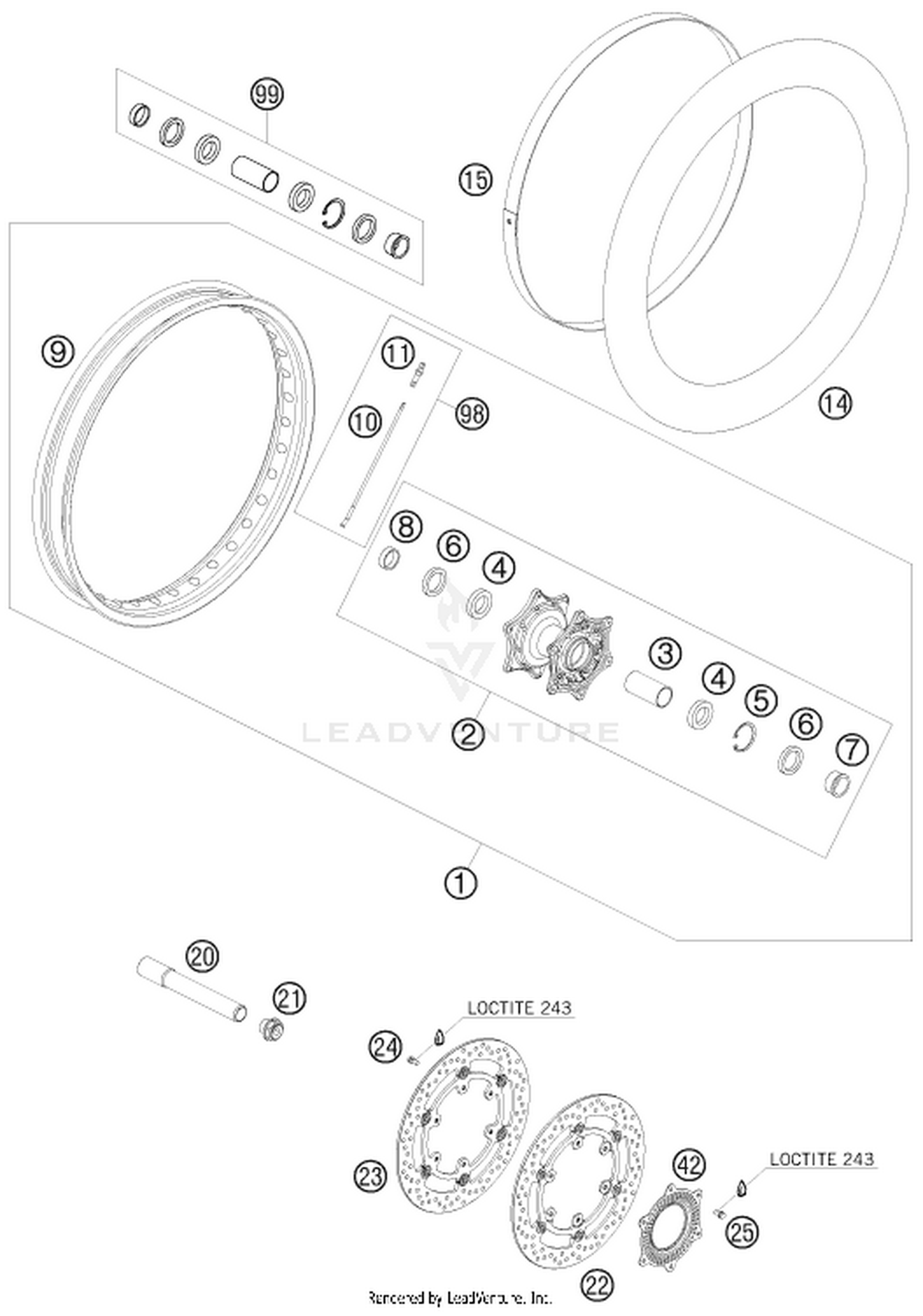 09 FRONT WHEEL