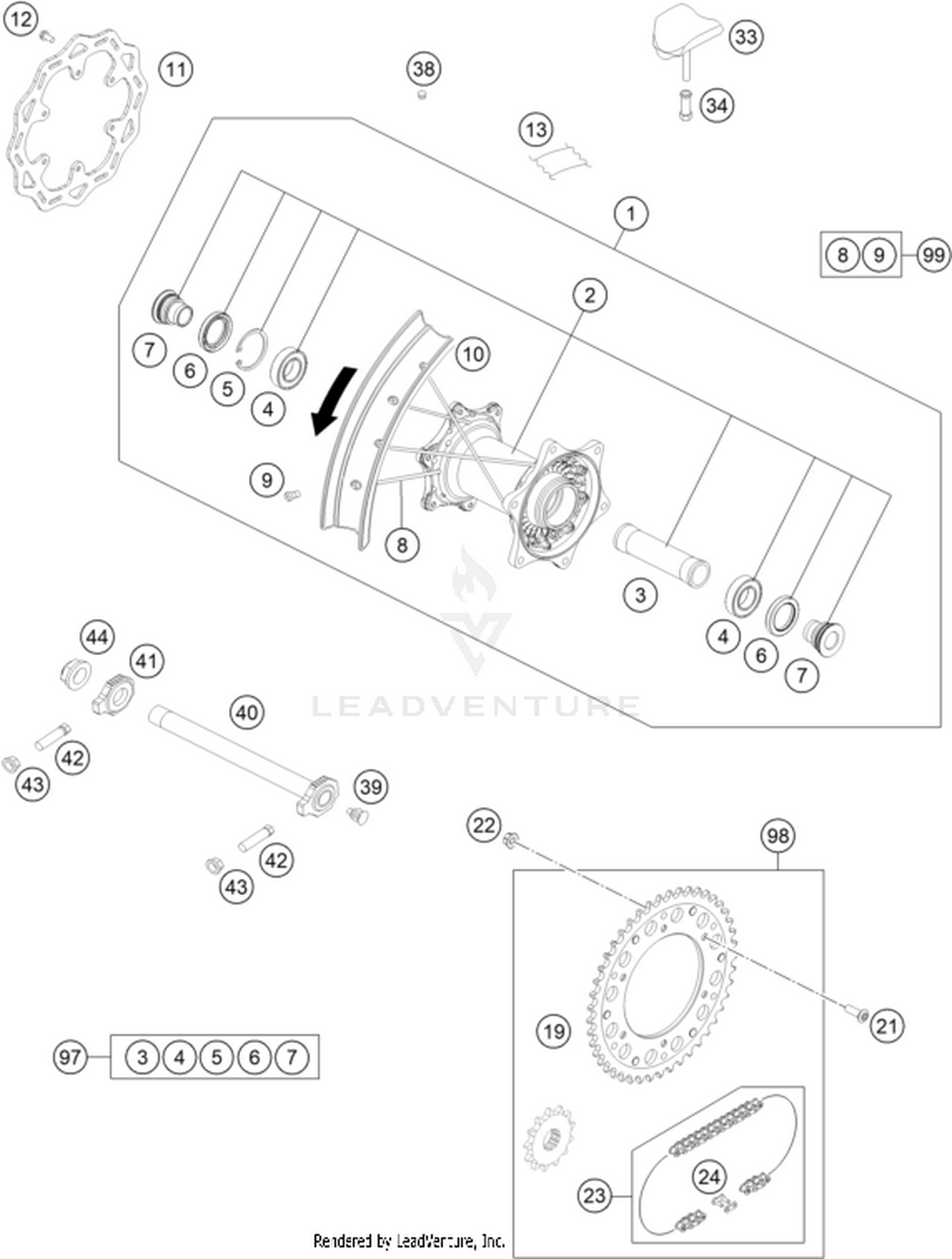 10 REAR WHEEL