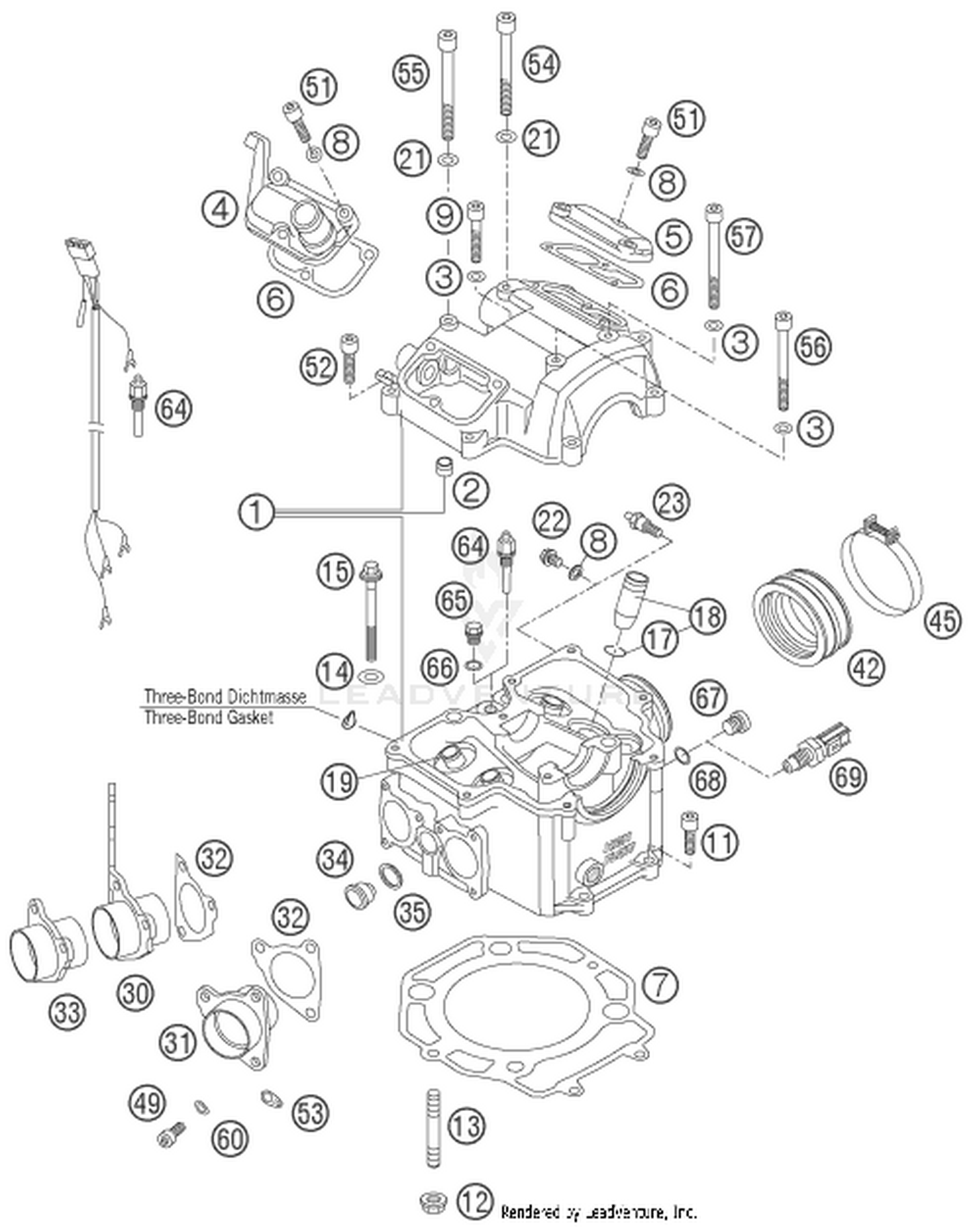 30 CYLINDER, CYLINDER HEAD