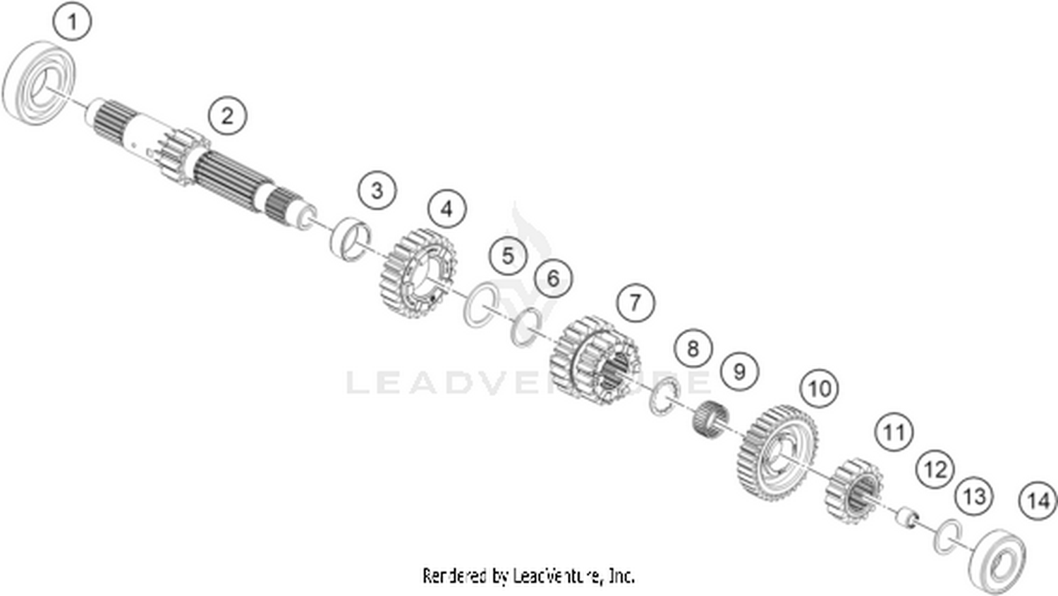 33 TRANSMISSION I - MAIN SHAFT