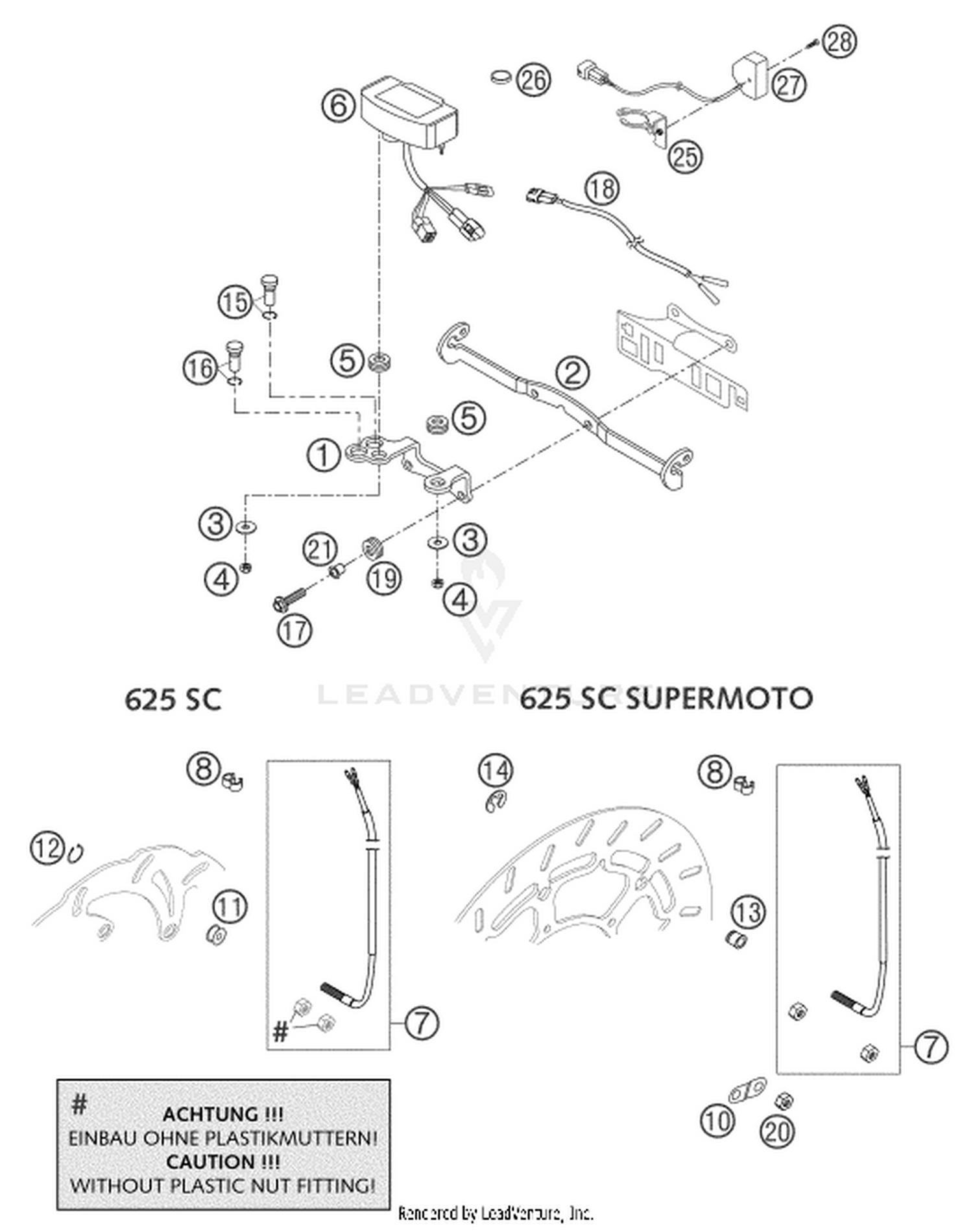 14 INSTRUMENTS / LOCK SYSTEM