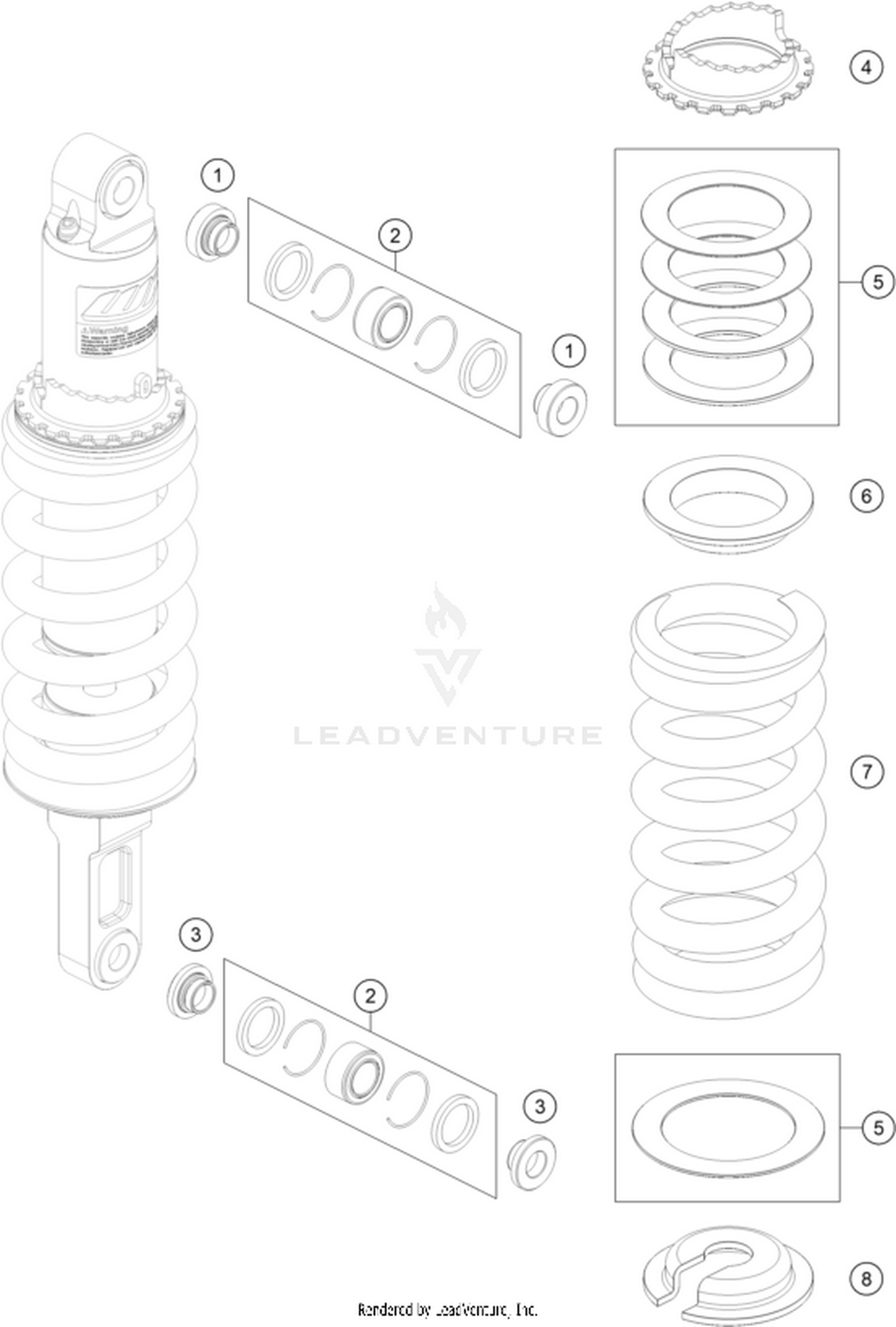 04 SHOCK ABSORBER DISASSEMBLED
