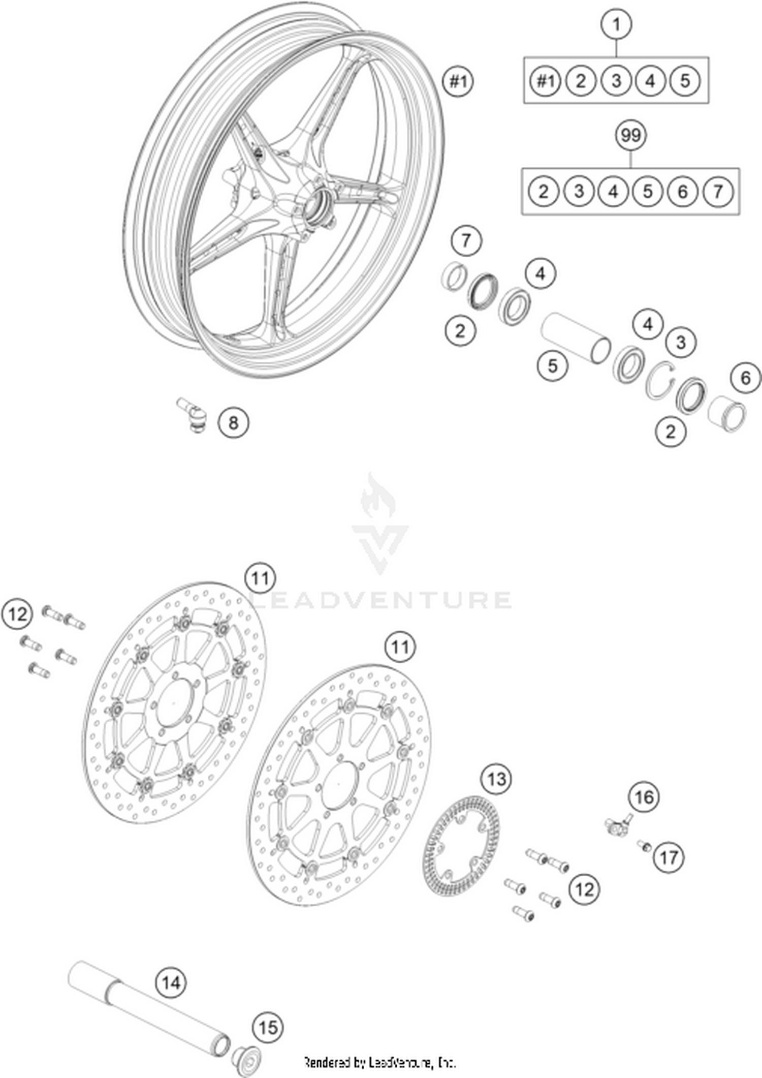 09 FRONT WHEEL