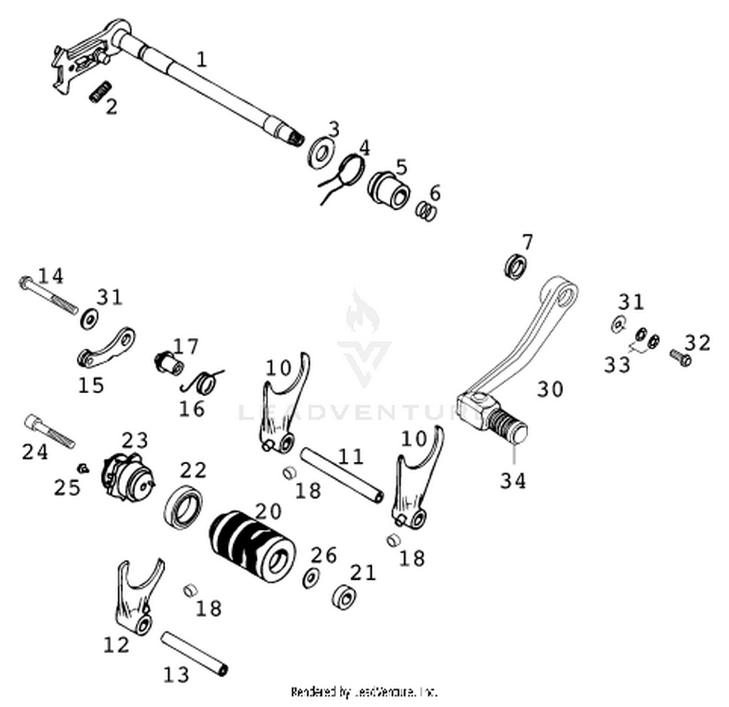 34 SHIFTING MECHANISM