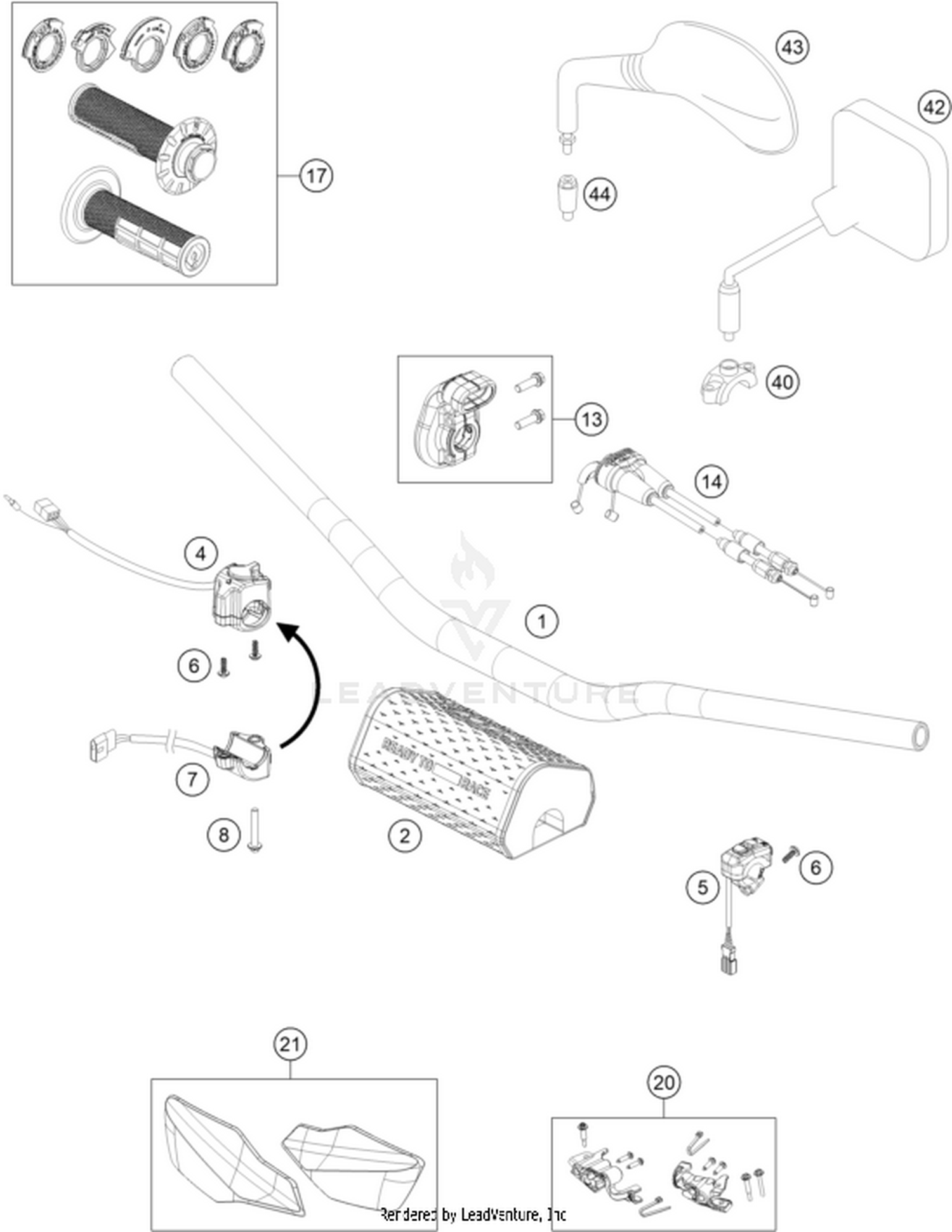 02 HANDLEBAR, CONTROLS