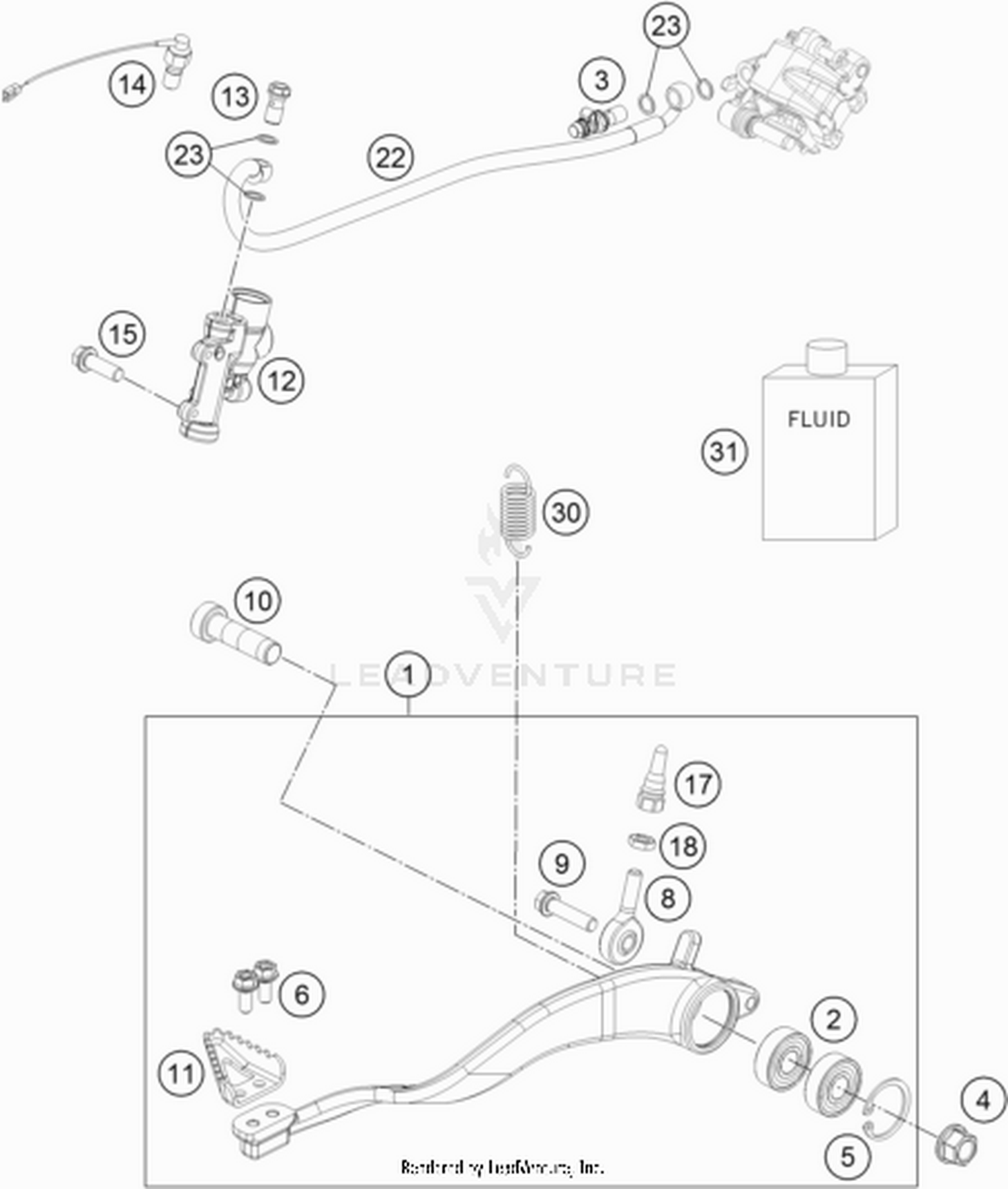 13 REAR BRAKE CONTROL