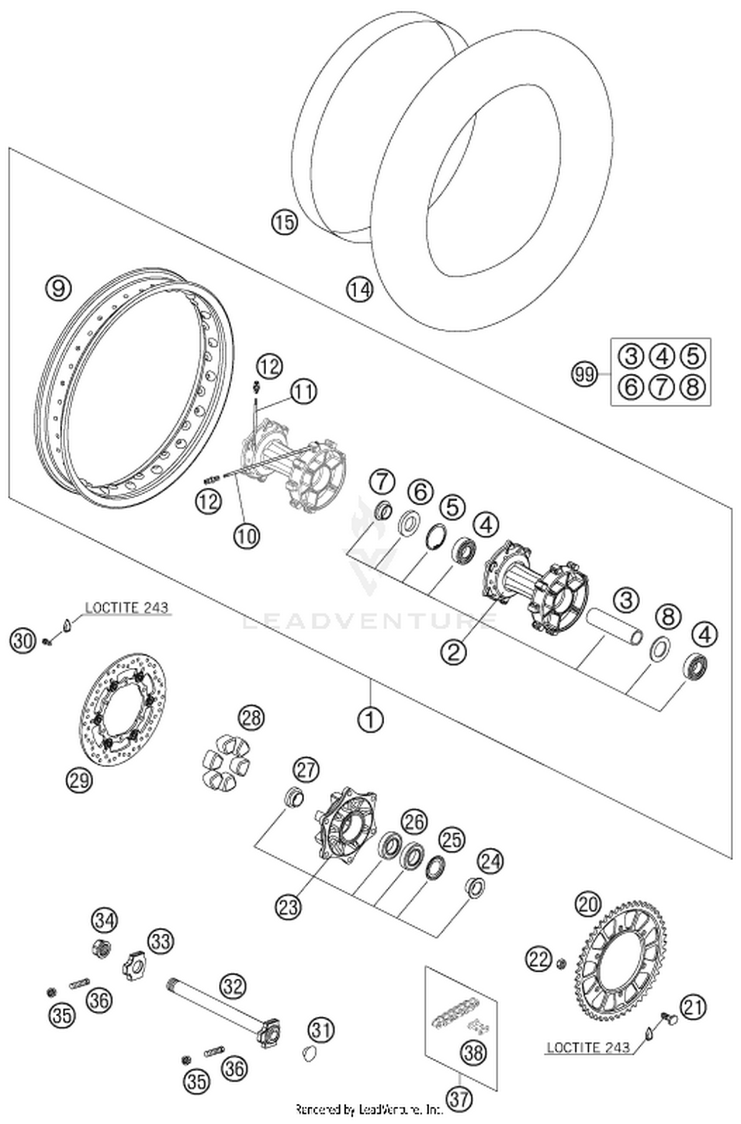 10 REAR WHEEL