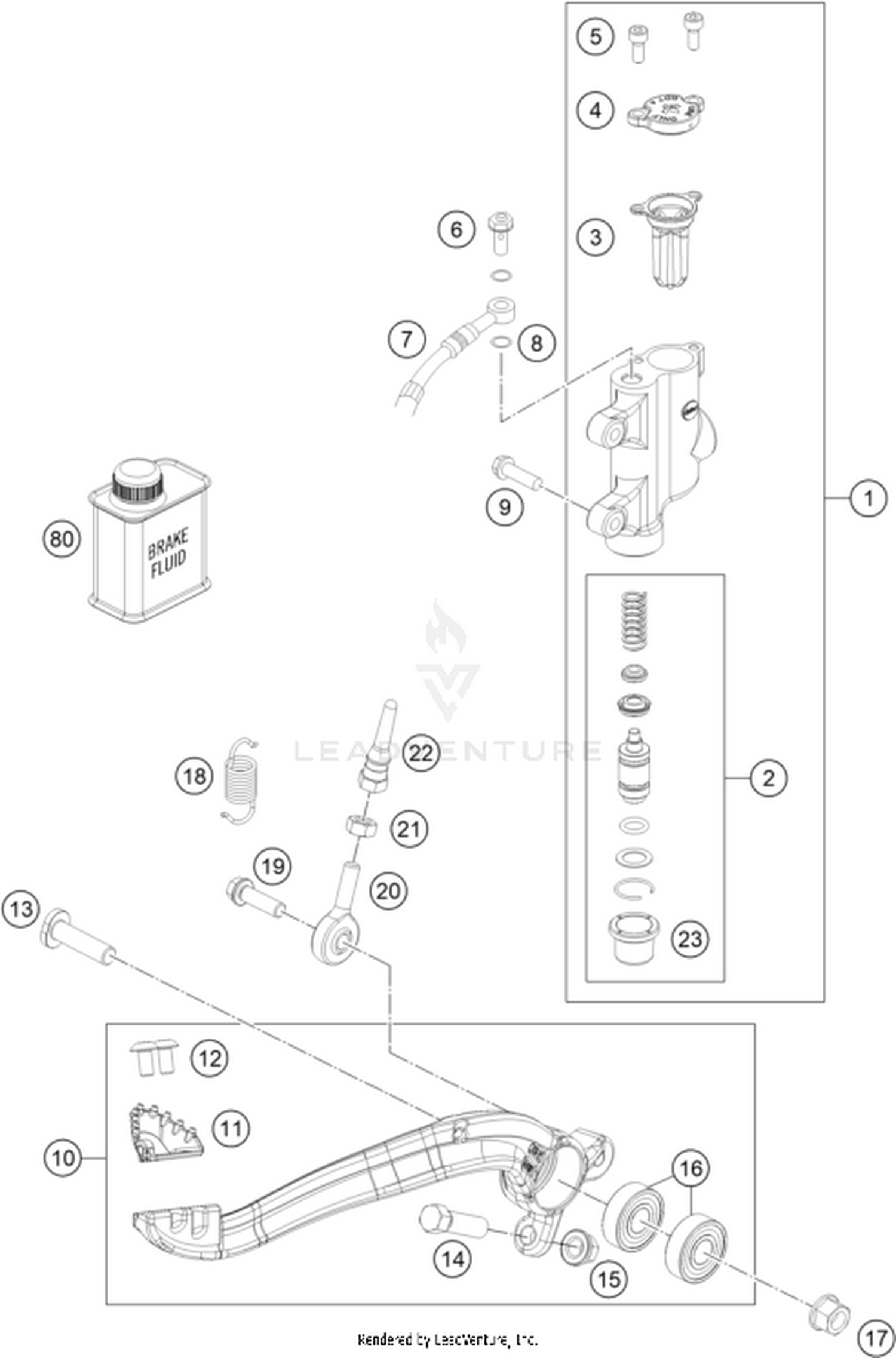 13 REAR BRAKE CONTROL