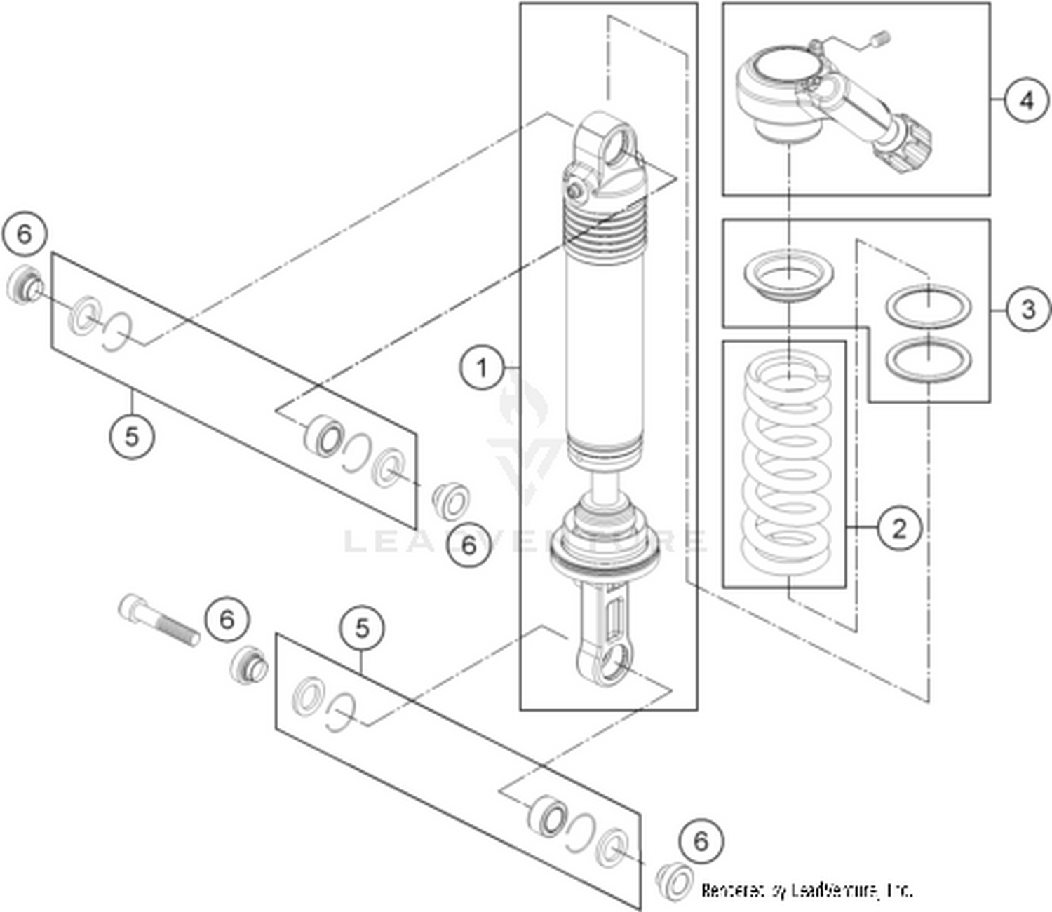 04 SHOCK ABSORBER DISASSEMBLED