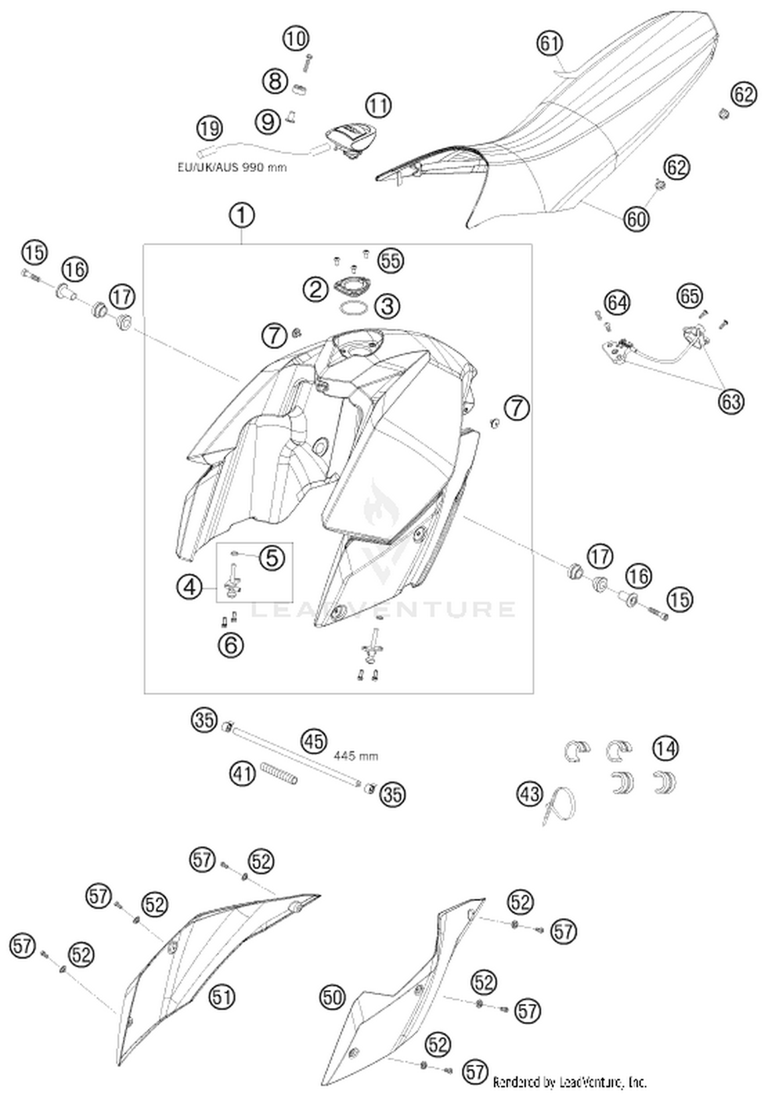 07 TANK, SEAT