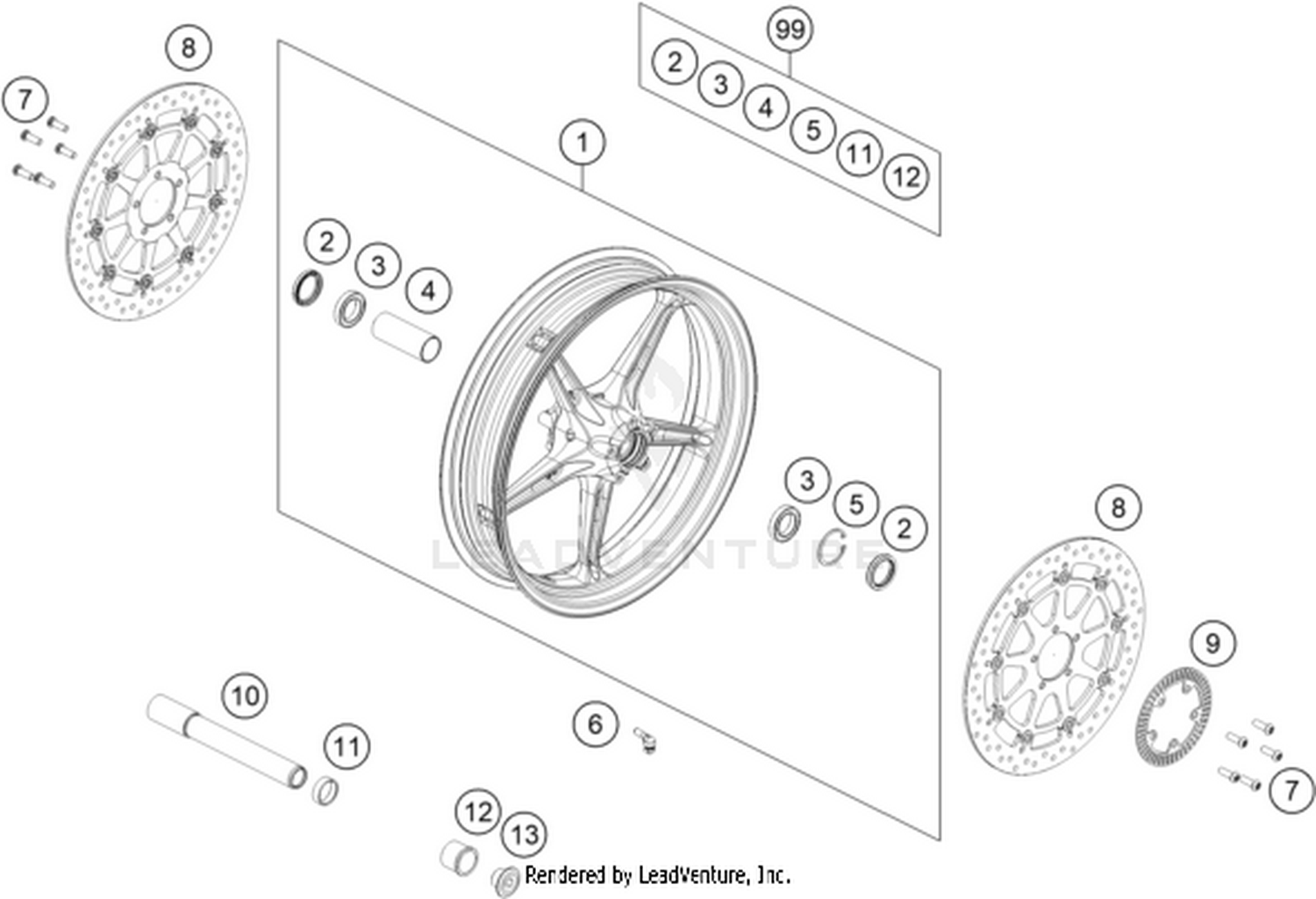 09 FRONT WHEEL