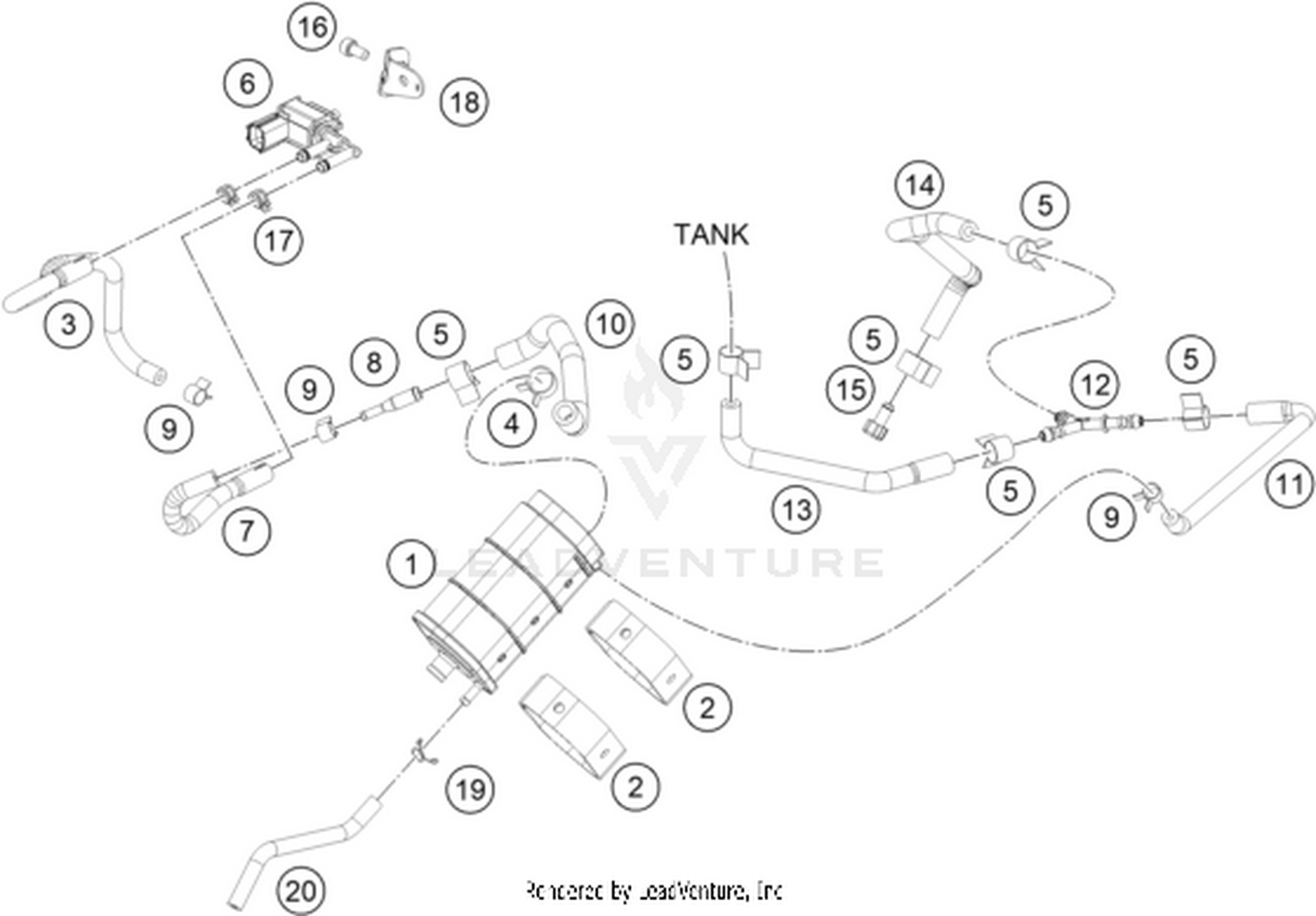15 EVAPORATIVE CANISTER