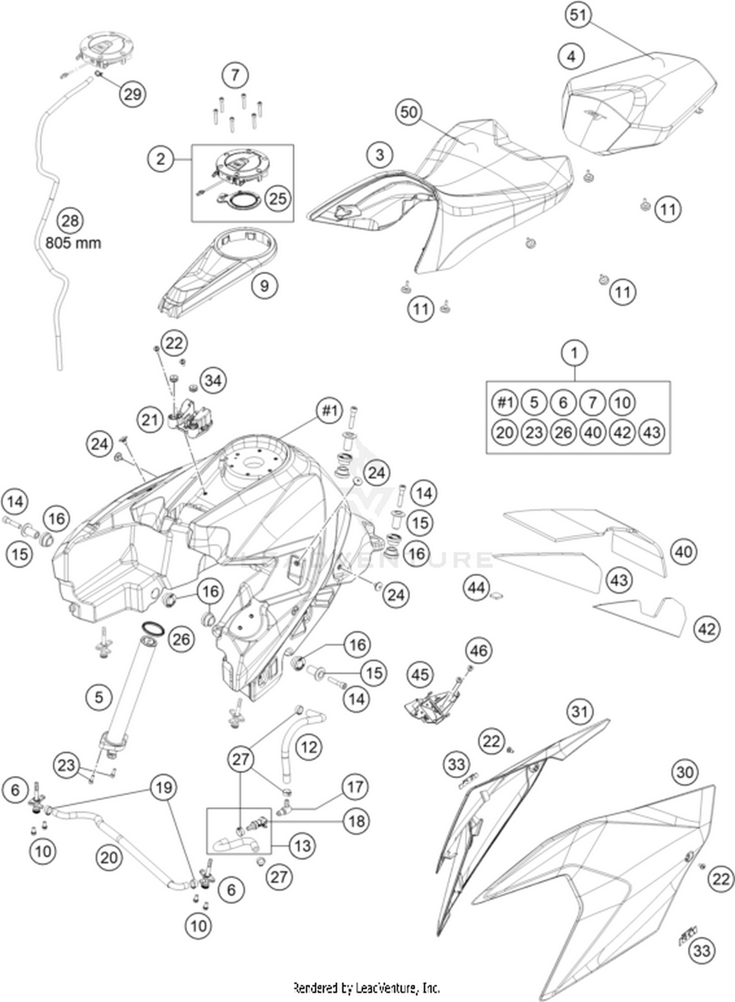 07 TANK, SEAT